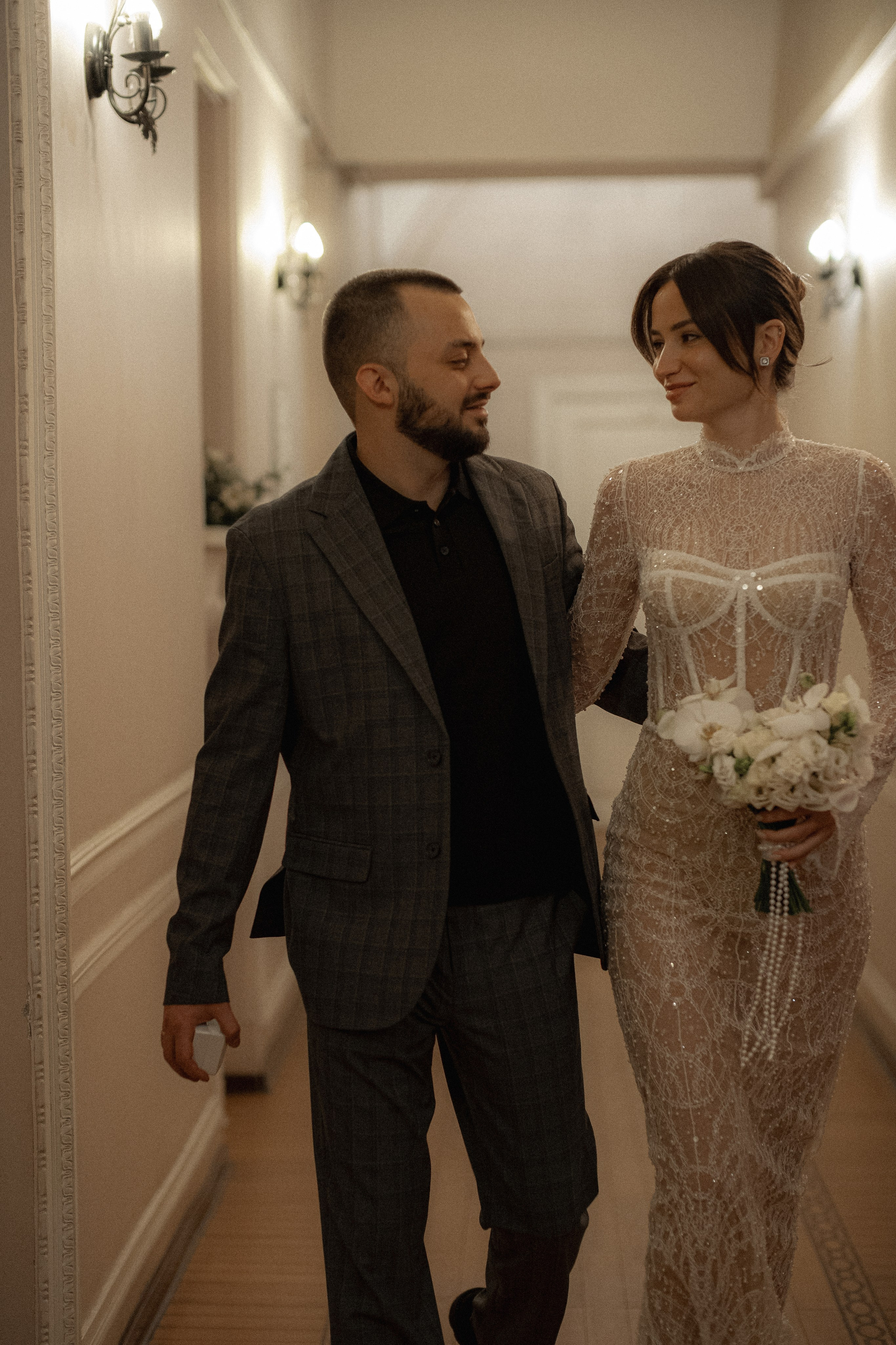 The cutiest. Сентиментальная свадебная фотография