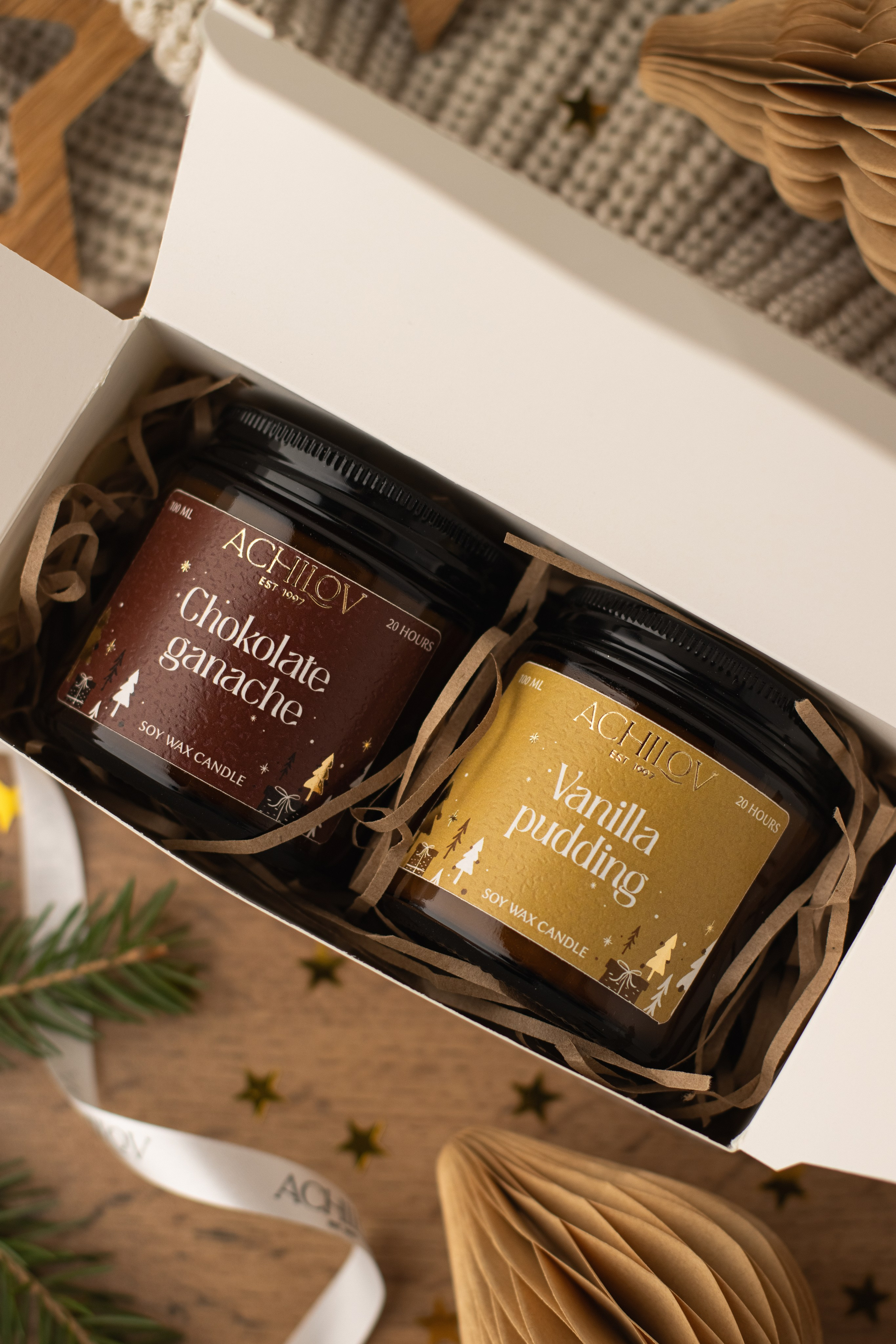 Новогодние свечи ACHILOV. Предметный фотограф в Балашихе Анастасия Михайлова