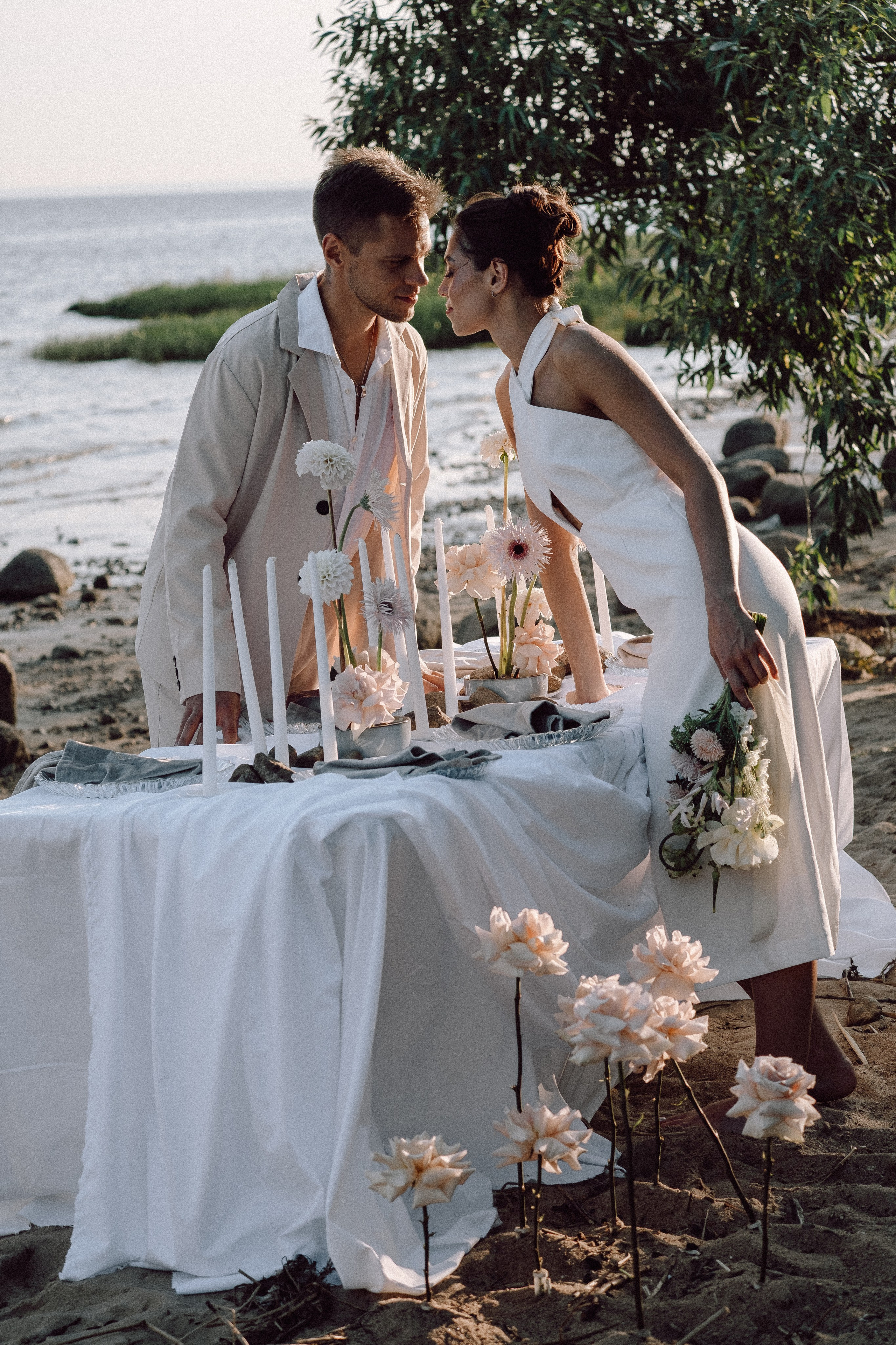 СВАДЕБНАЯ ФОТОСЕССИЯ ВЫЕЗДНОЙ ЦЕРЕМОНИИ (ФИНСКИЙ ЗАЛИВ). Профессиональный фотограф, Санкт-Петербург — Виктория Богомолова