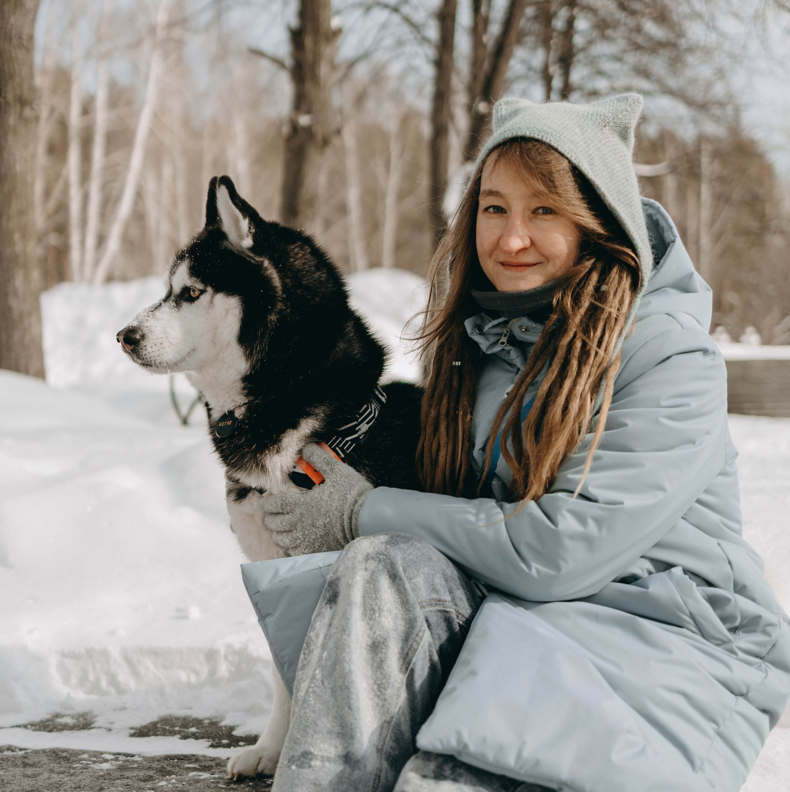 Анна и Вегас. Фотограф-анималист в Екатеринбурге | Кристина