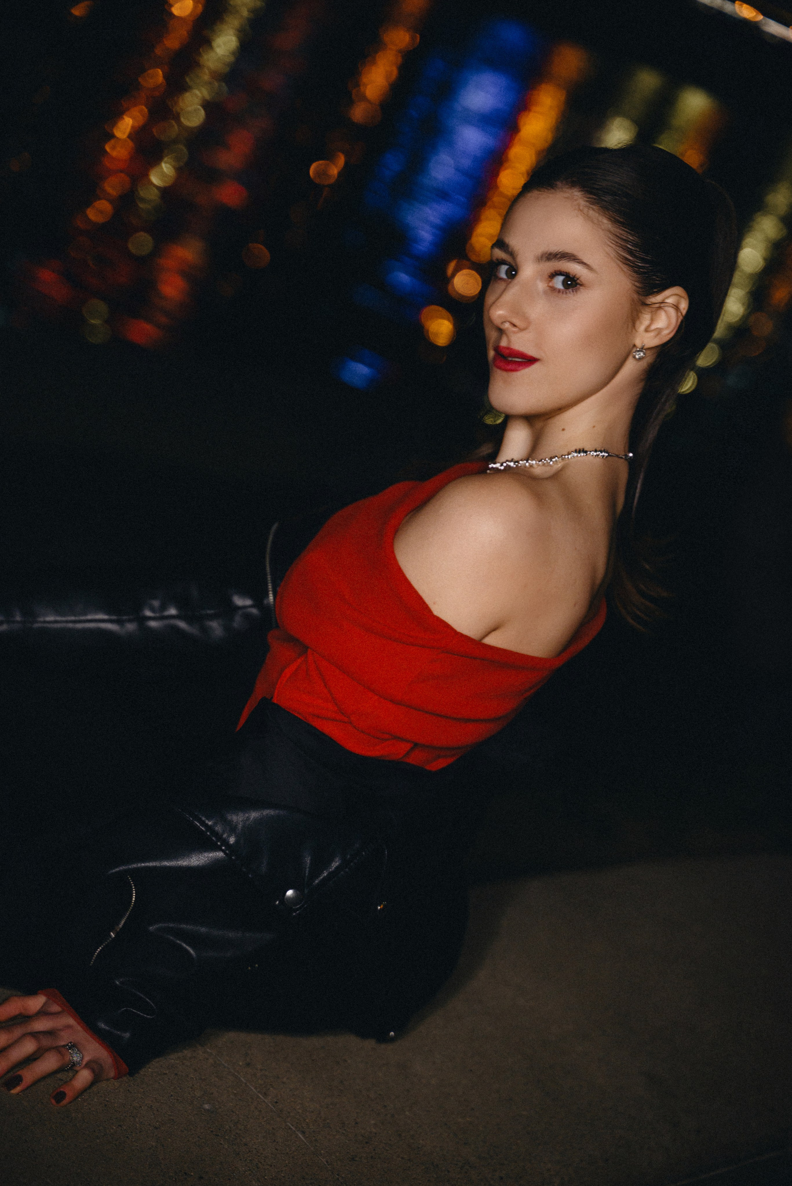 Любовь в ночном городе. Свадебный и портретный фотограф в Минске Наташа Каракулова