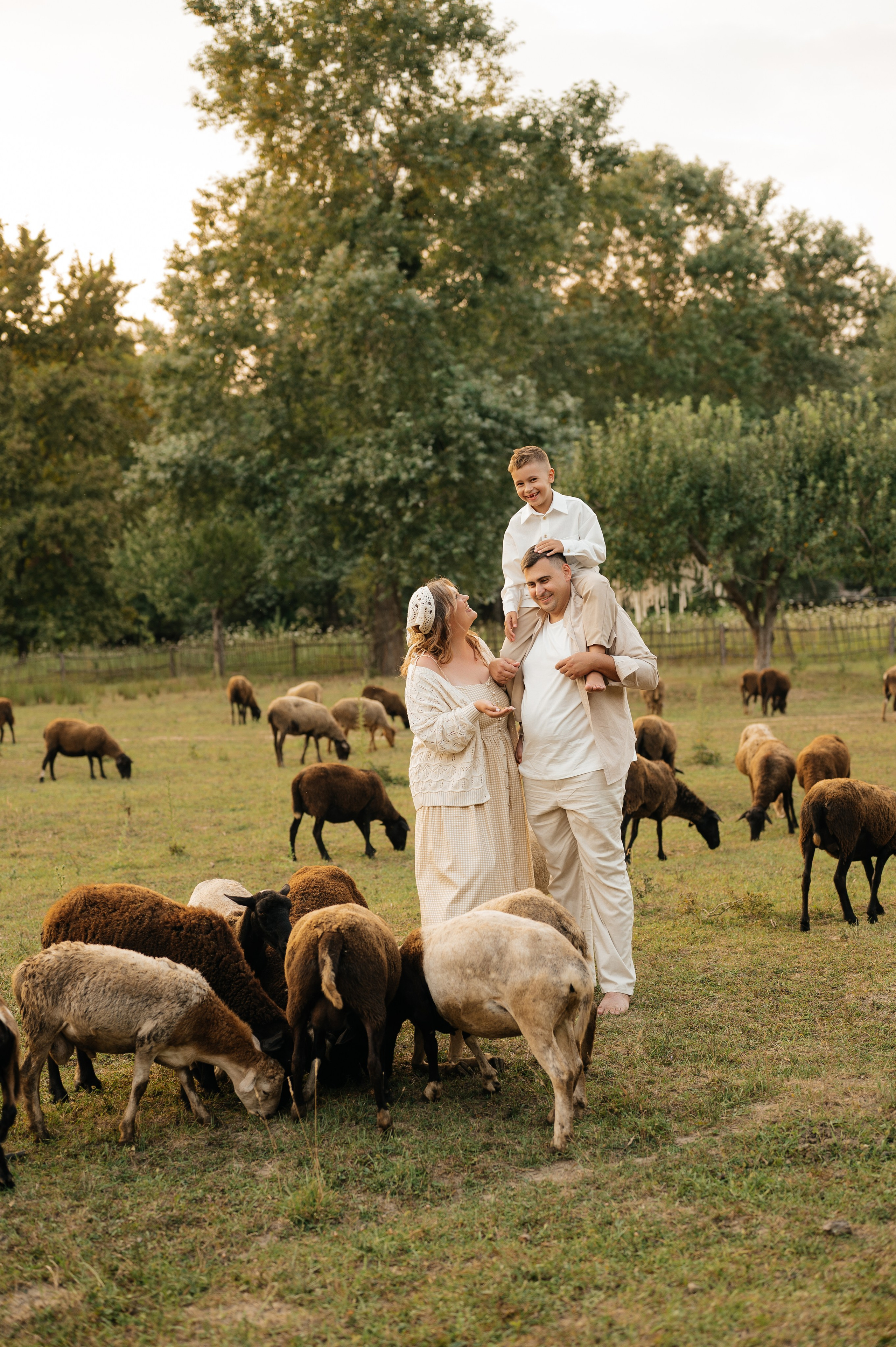 Семейная фотосессия на ферме. Свадебный и семейный фотограф в Краснодаре Алина Мельник