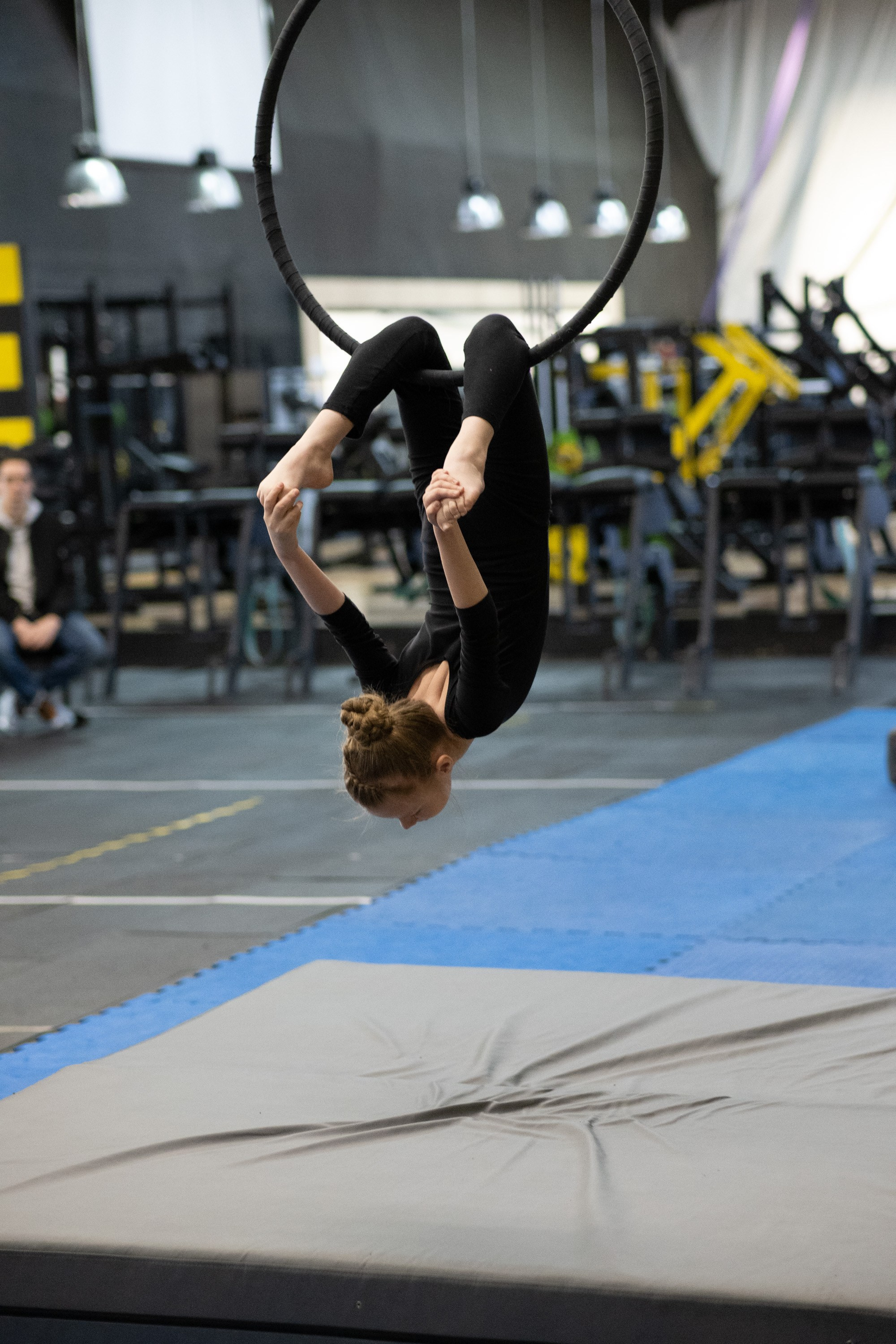 Внутриклубные соревнования по воздушной гимнастике 02.04.23