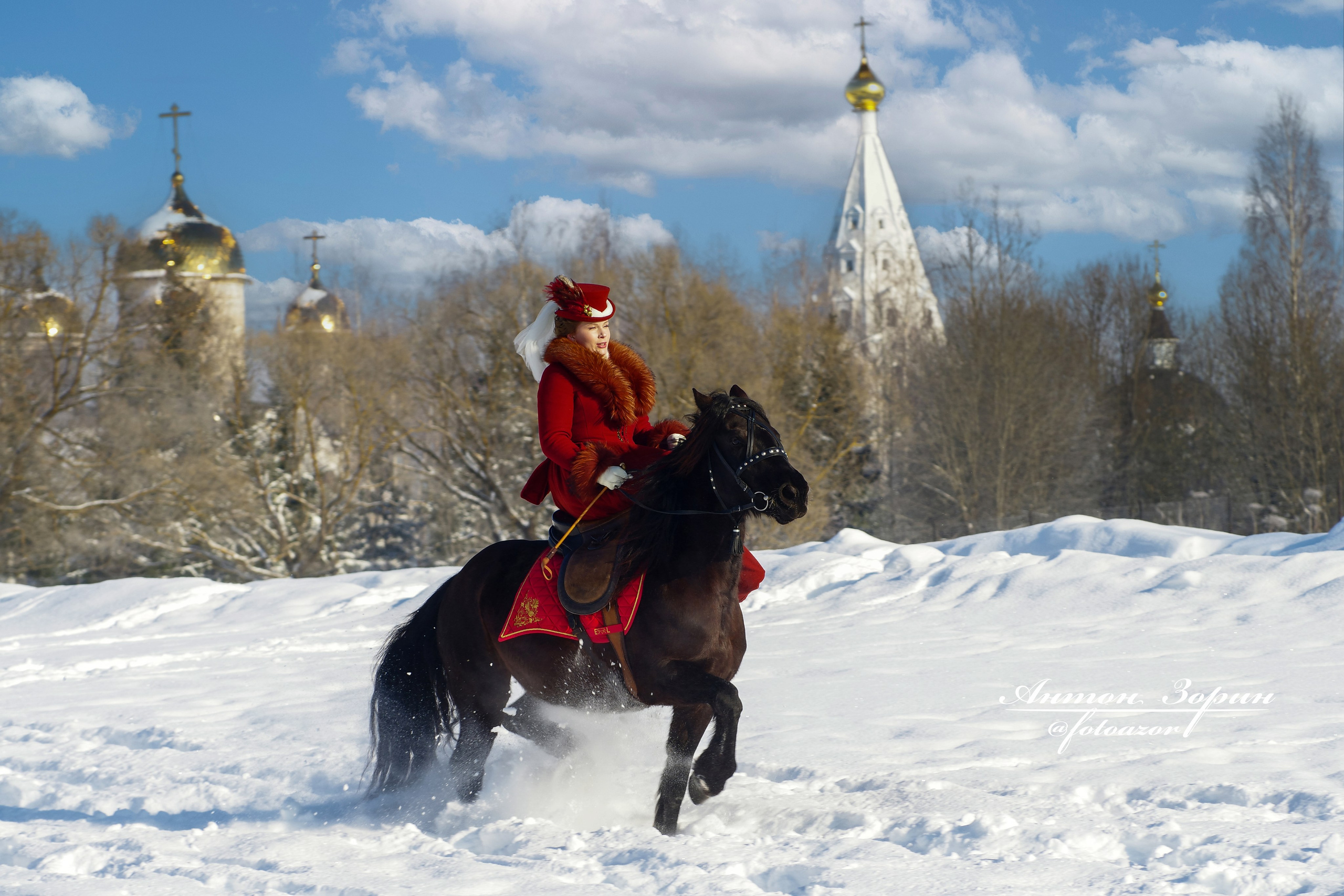 Конная охота. Семейный и детский фотограф Антон Зорин