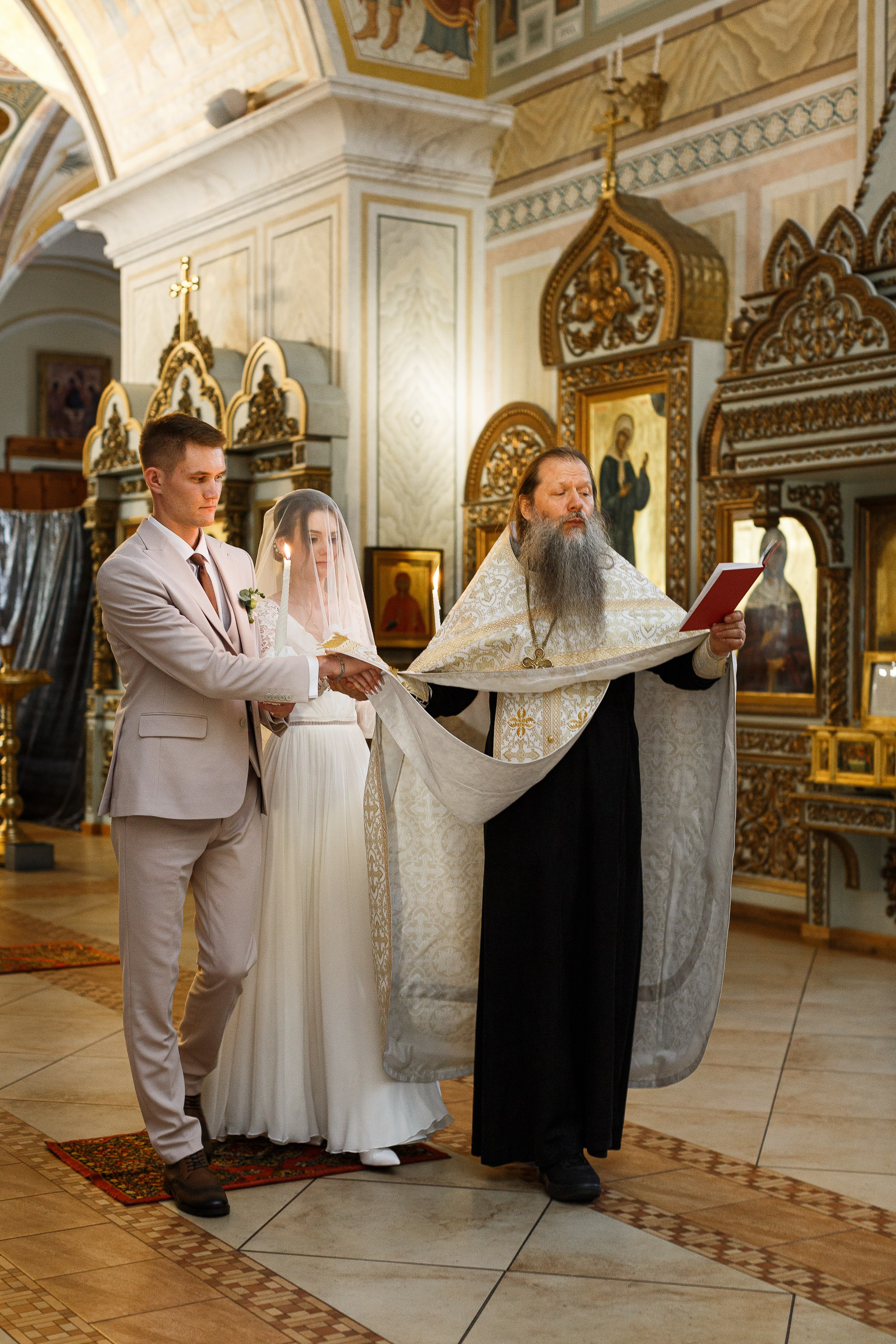 Венчание в храме Живоначальной Троицы на Шаболовке