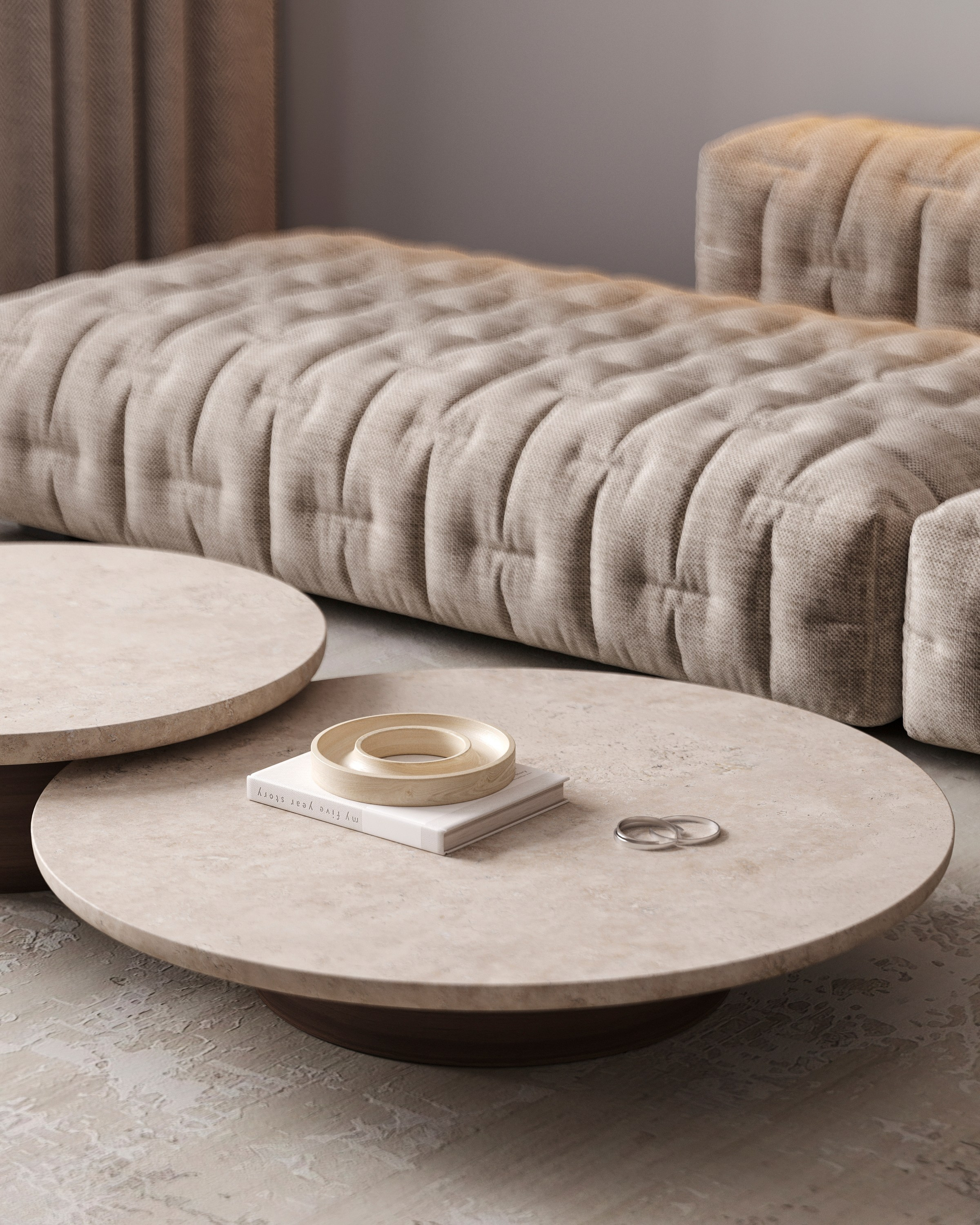 CLOUD MINIMAL | DESIGNER ANNE KIREEVA. Interior Visualization by Valerie Stetyukevich