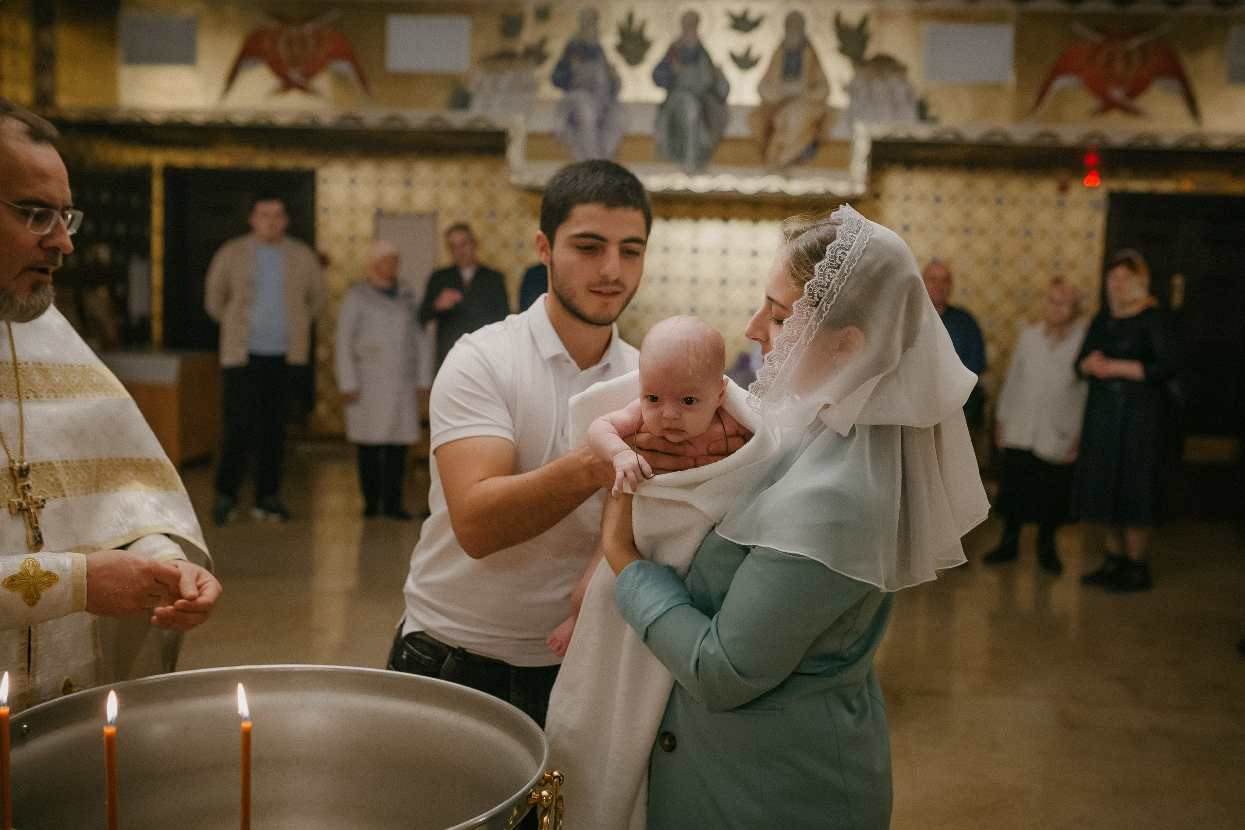 Крещение Софии. Храм Никольский. Семейный фотограф в Сургуте