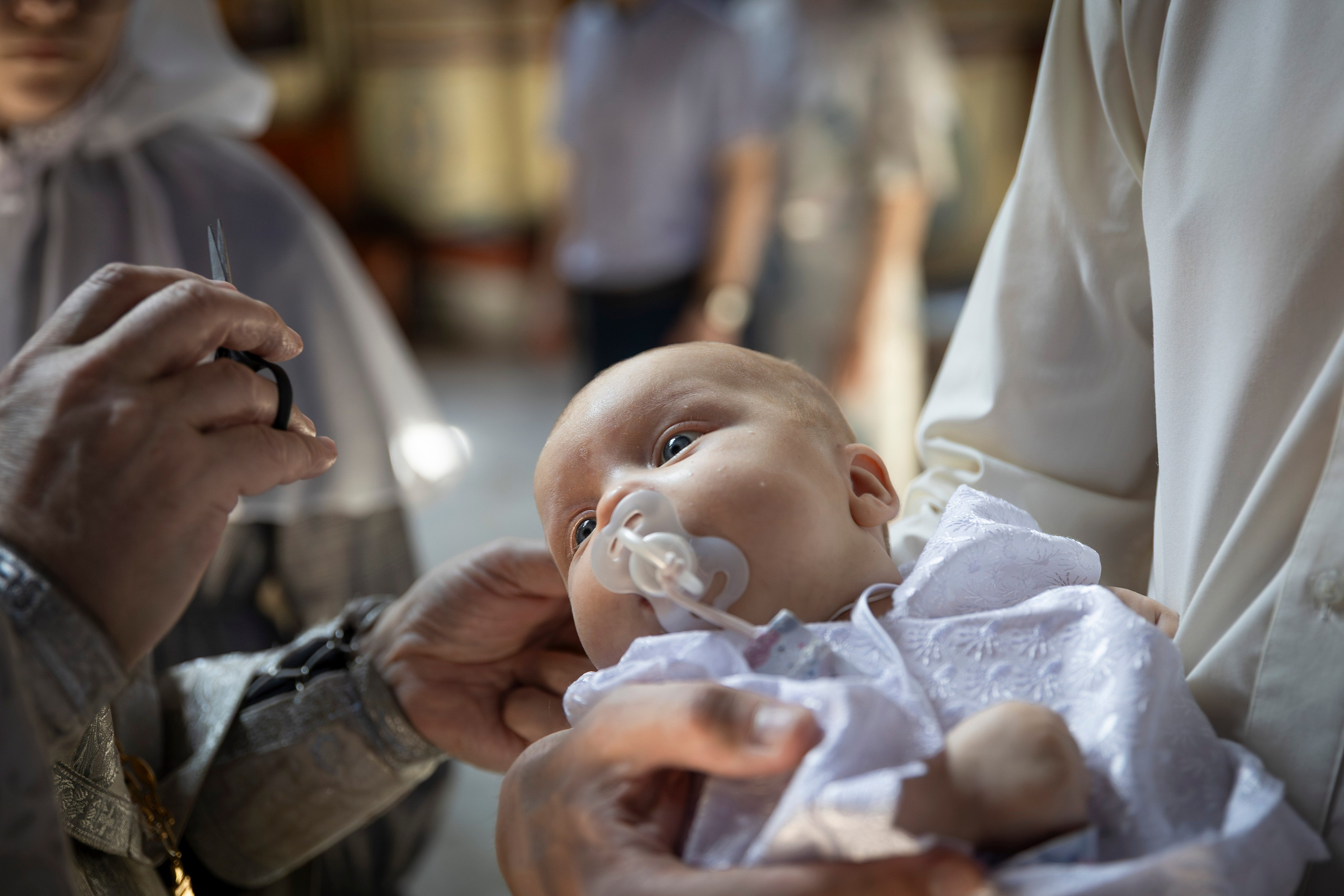 Крещение Марии. ТОП Фотограф на Крещение и Венчание Железногорск Алексей Мещеряков
