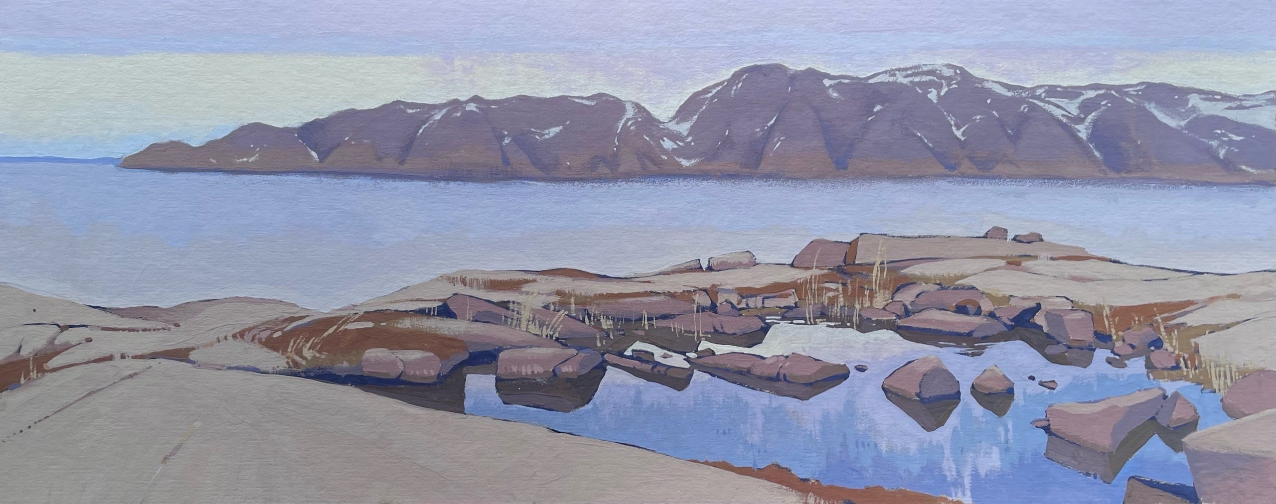 Териберка. Художница Лиза Владимирова