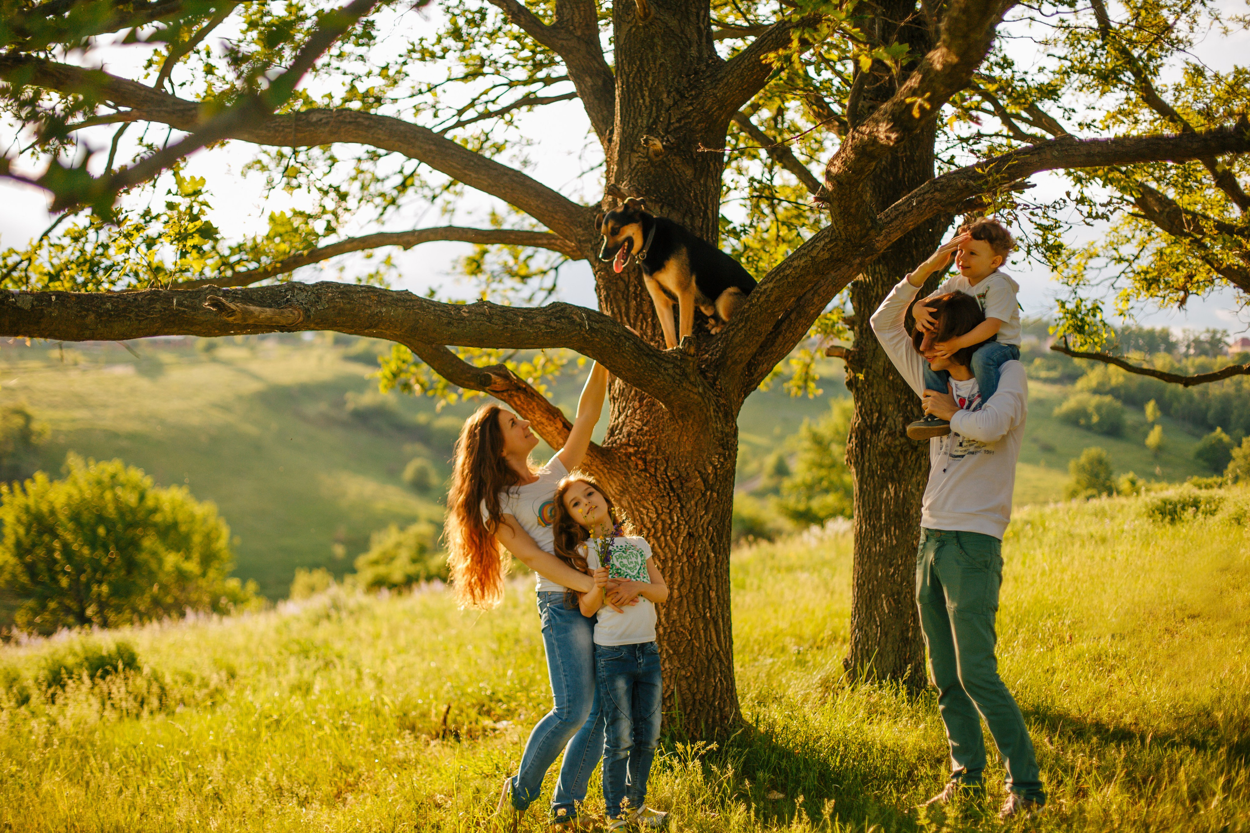 Ира, Саша, Ксюша, Макс. Фотограф Александра Рышкова