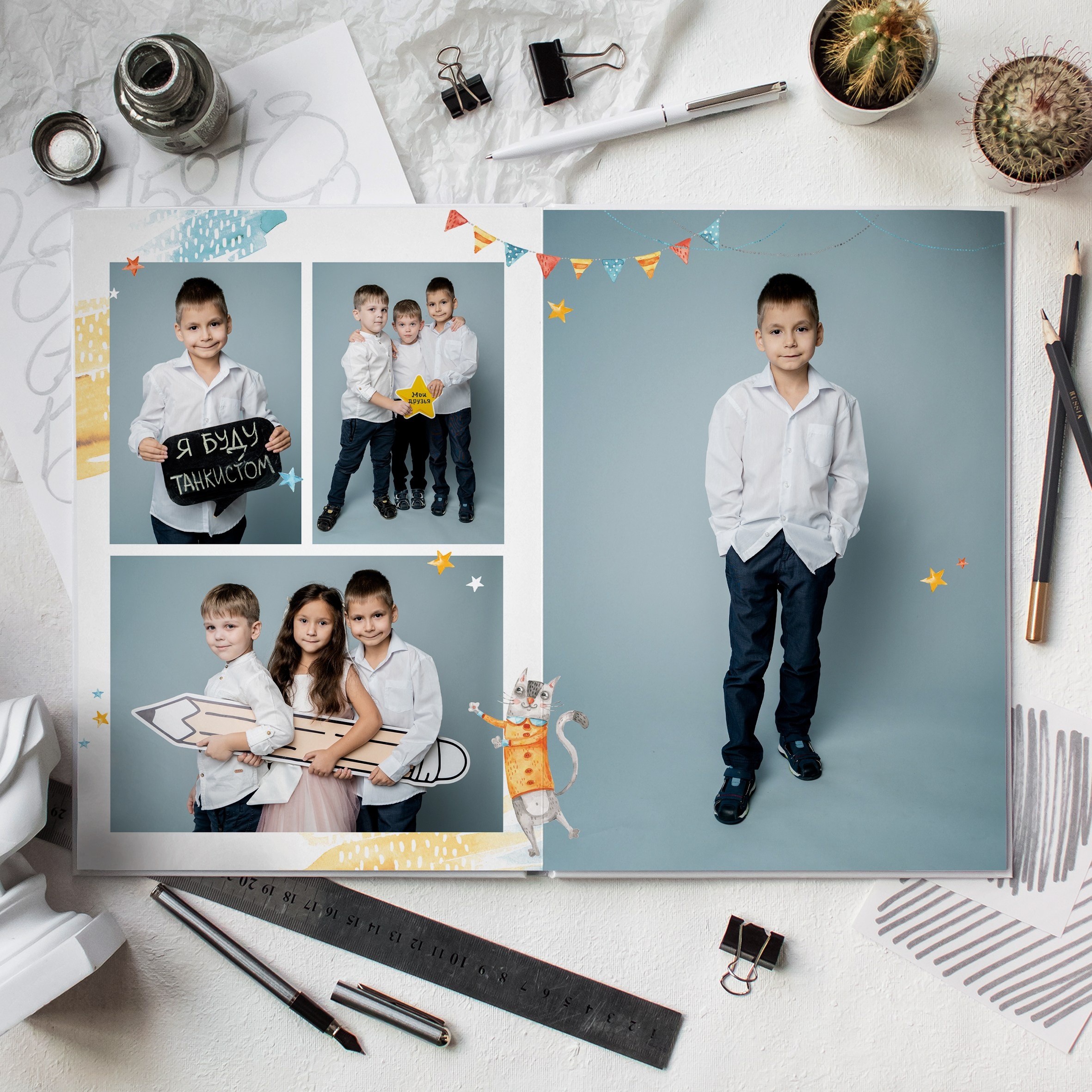 Выпускные альбомы. Детский сад. Фотограф Ольга Шупель