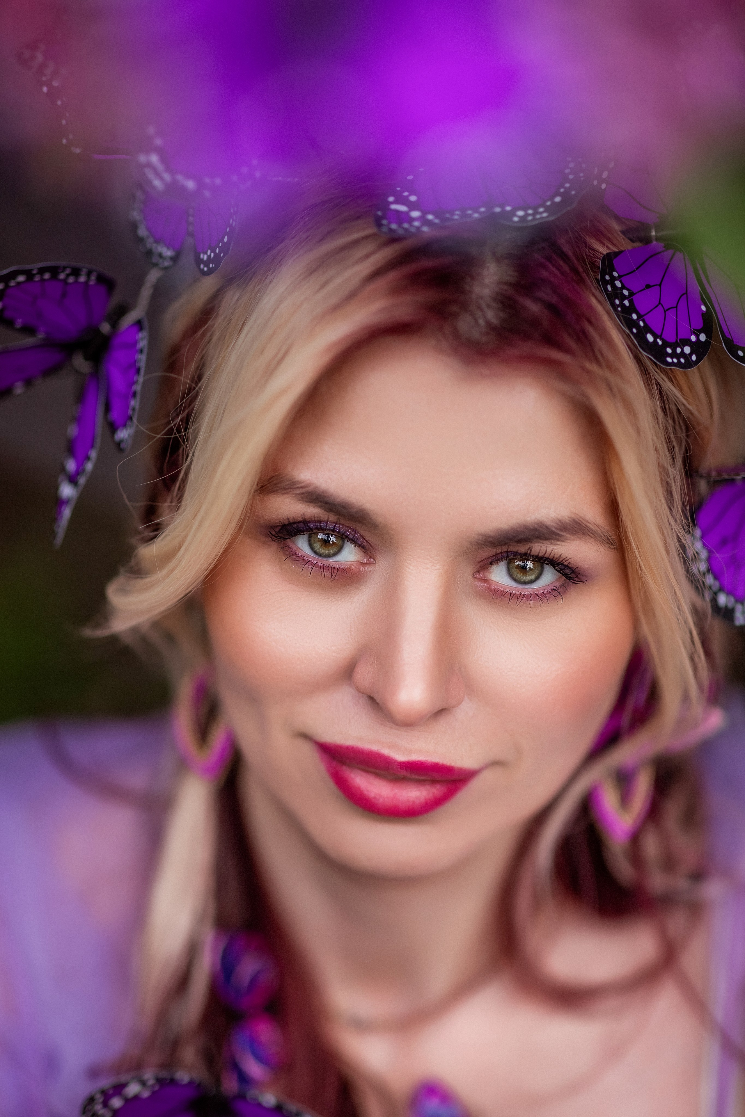 Фотопроект «фиолетовые Бабочки». Фотограф Алина Лебедь