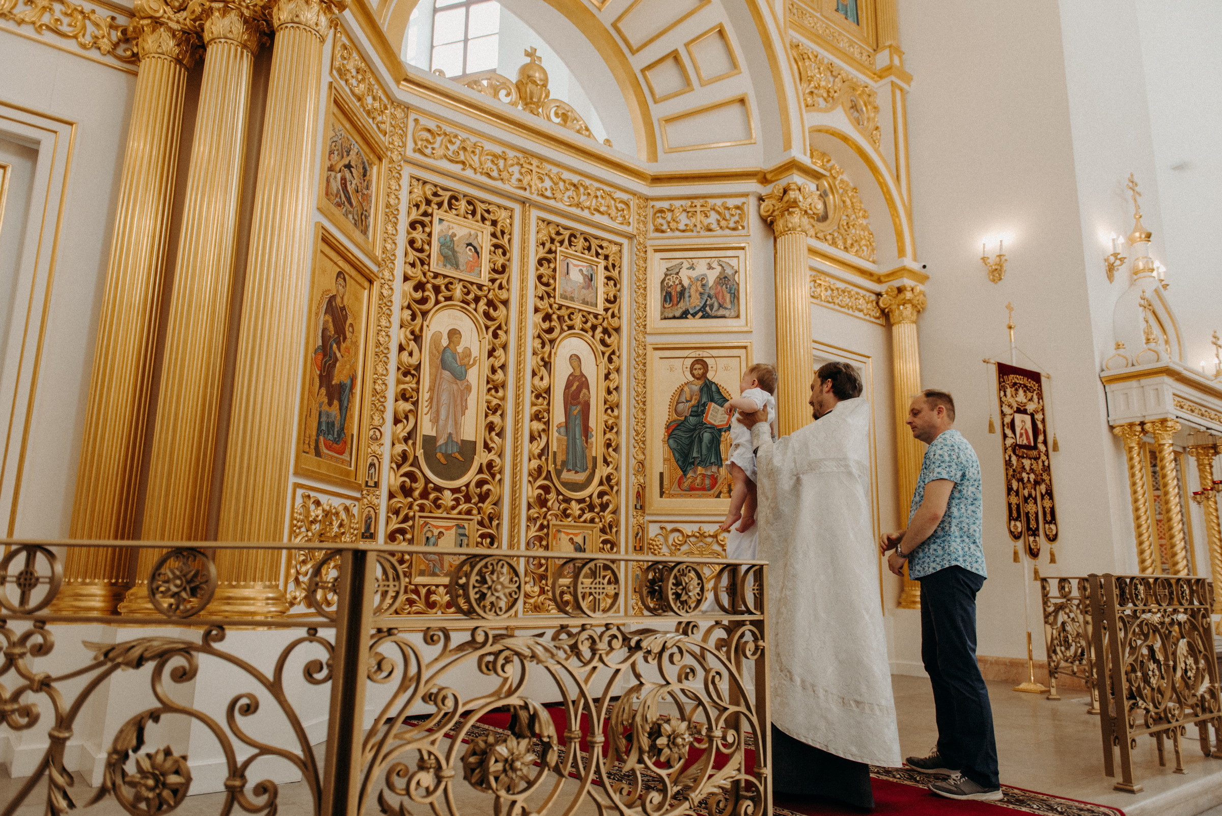 фотограф на крещение, крещение в Екатерининском соборе в городе Пушкин