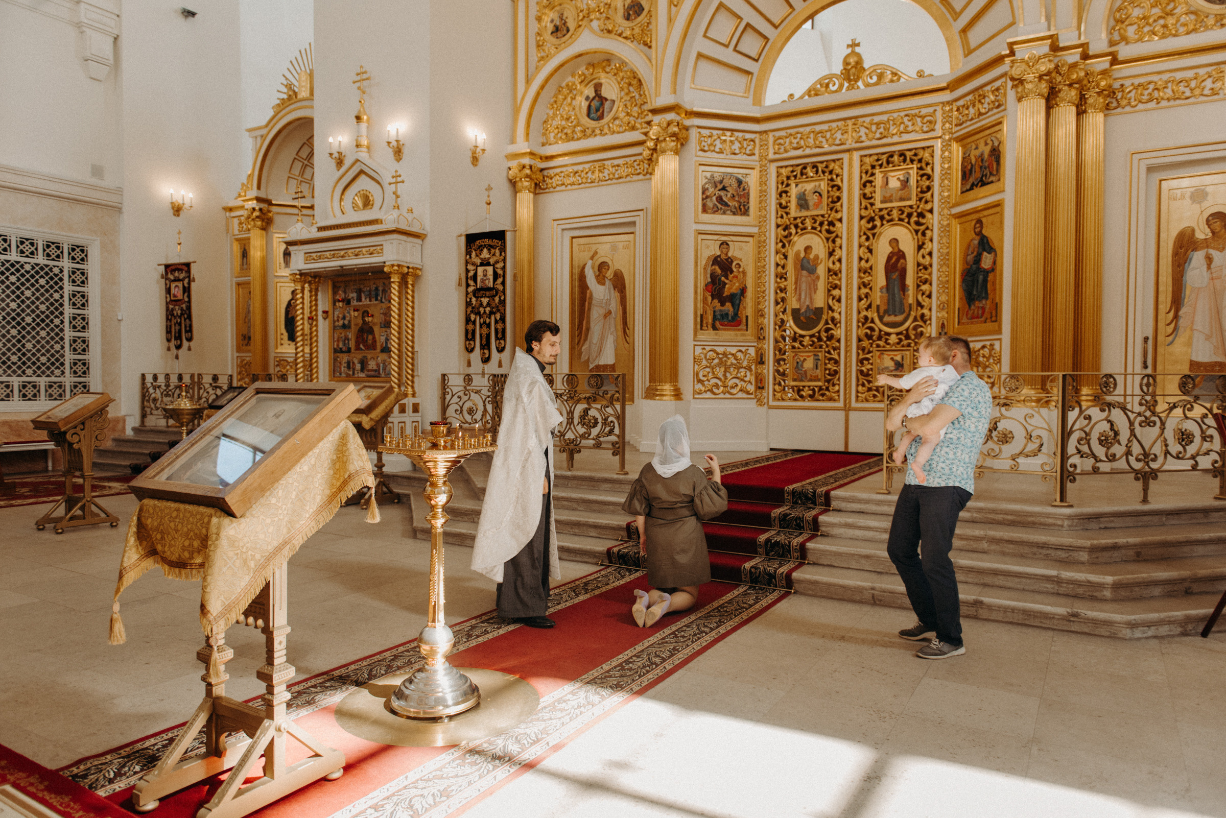 фотограф на крещение, крещение в Екатерининском соборе в городе Пушкин