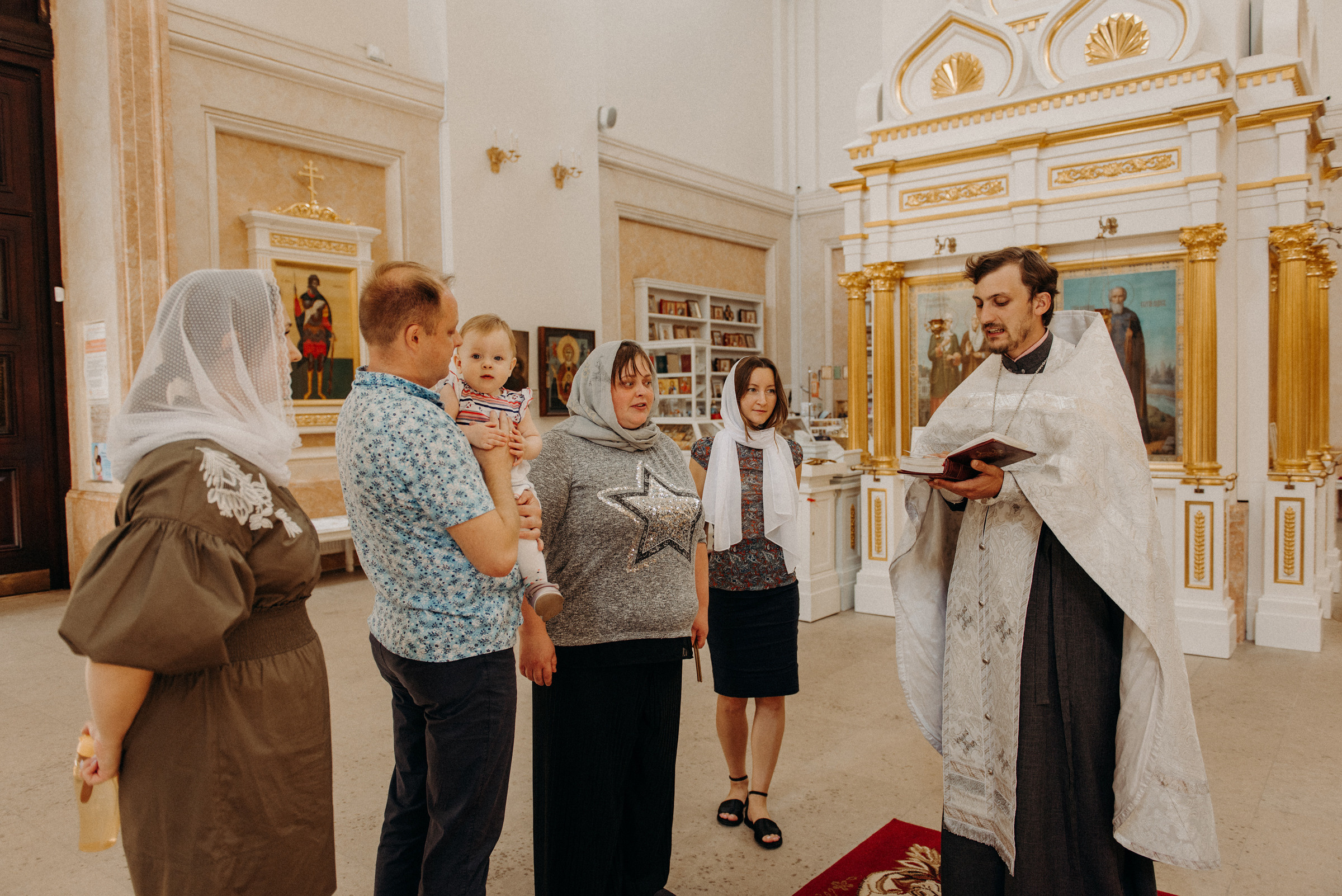 фотограф на крещение, крещение в Екатерининском соборе в городе Пушкин