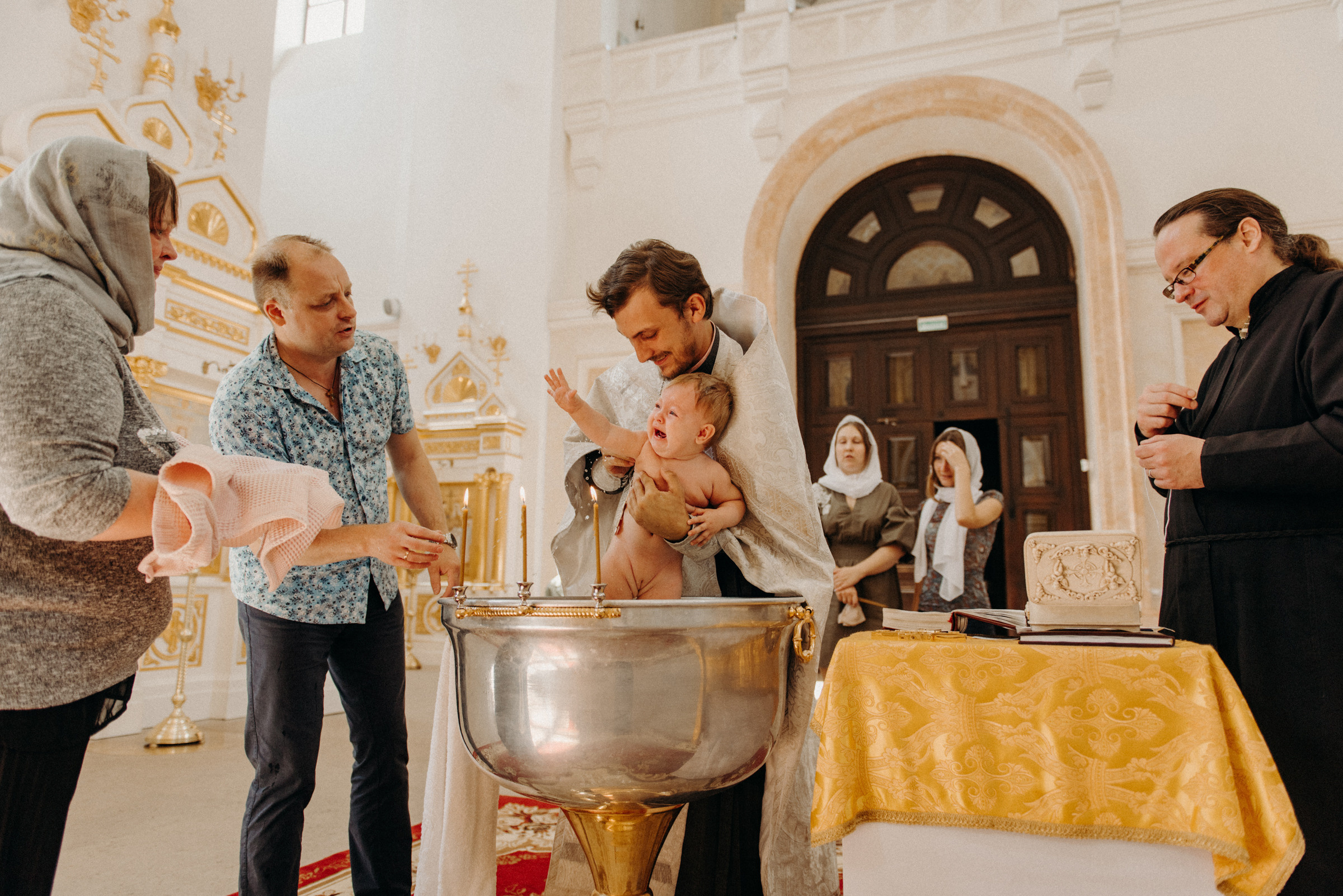 фотограф на крещение, крещение в Екатерининском соборе в городе Пушкин
