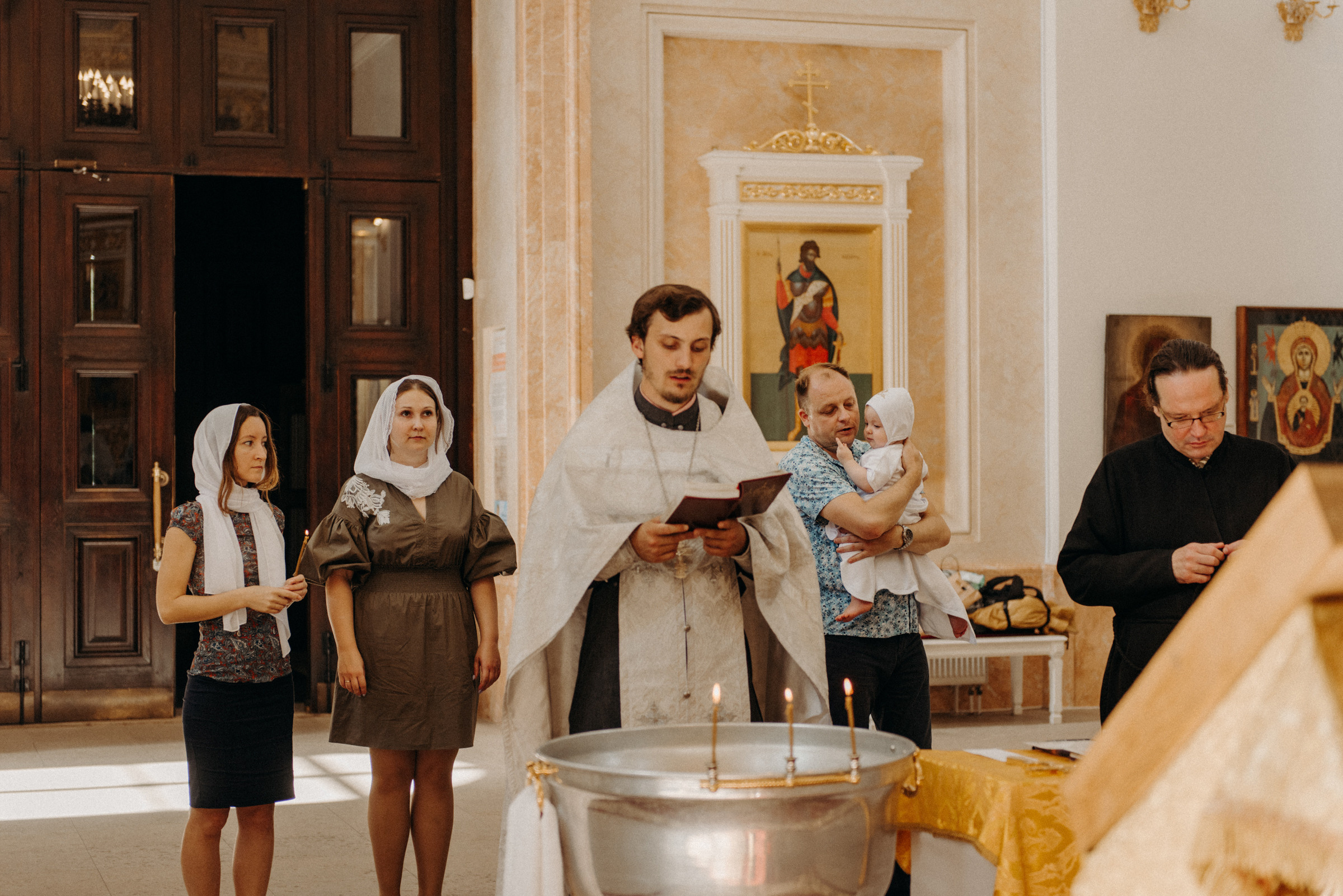 фотограф на крещение, крещение в Екатерининском соборе в городе Пушкин