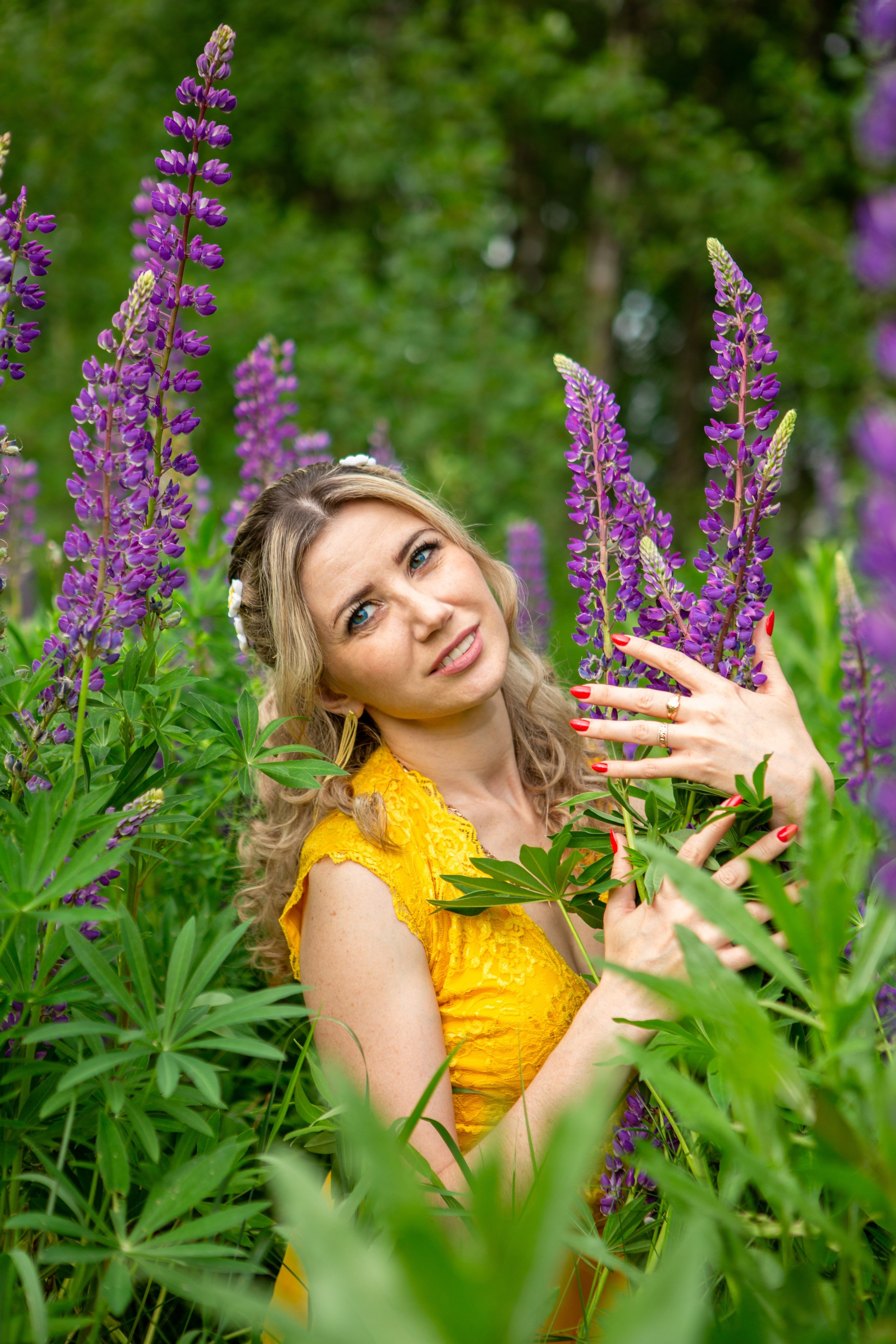 Фотосессия с люпинами. Репортажный, семейный, свадебный, портретный фотограф