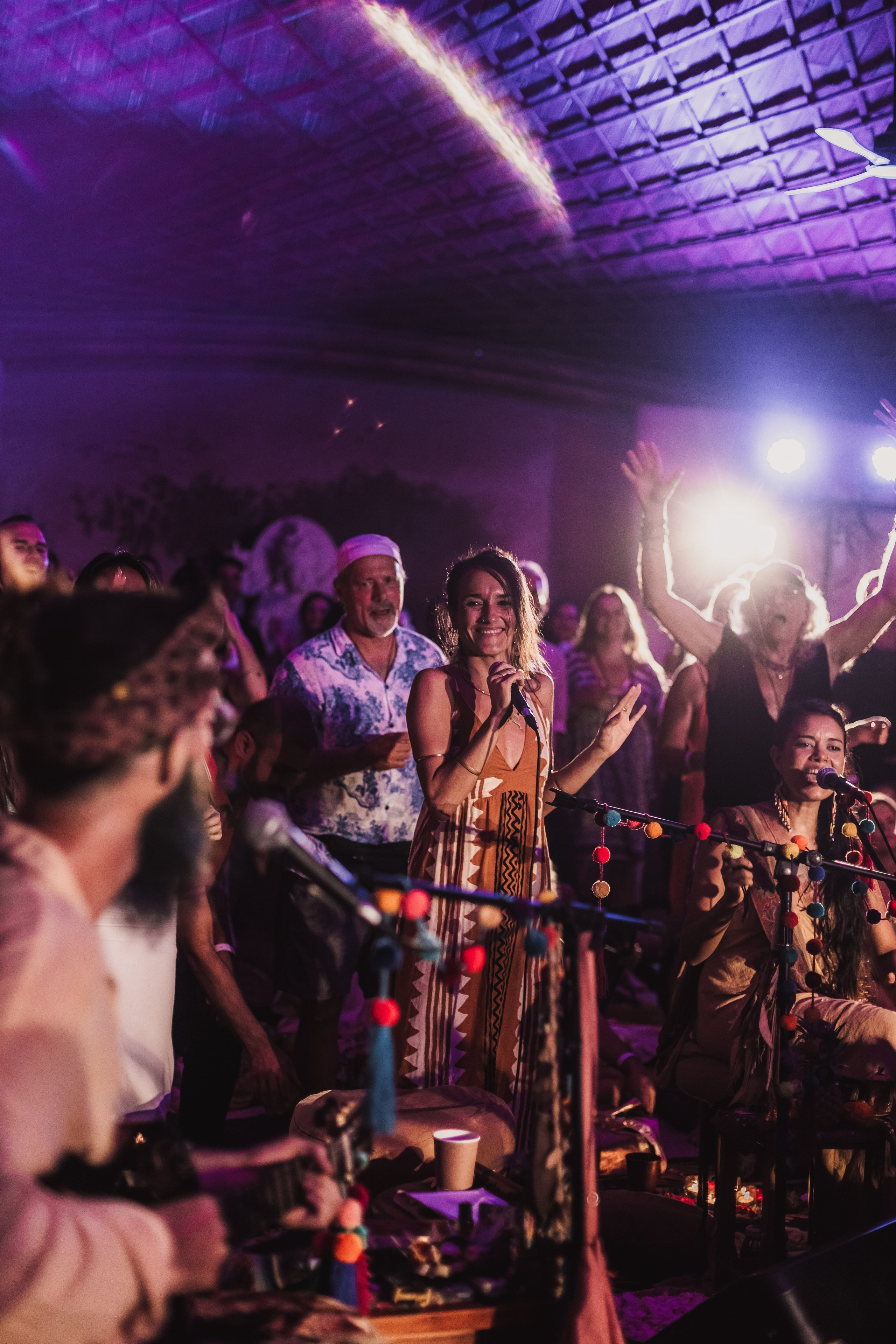 Hanuman Project kirtan at Alchemy april. Mariam Bagdasaryan