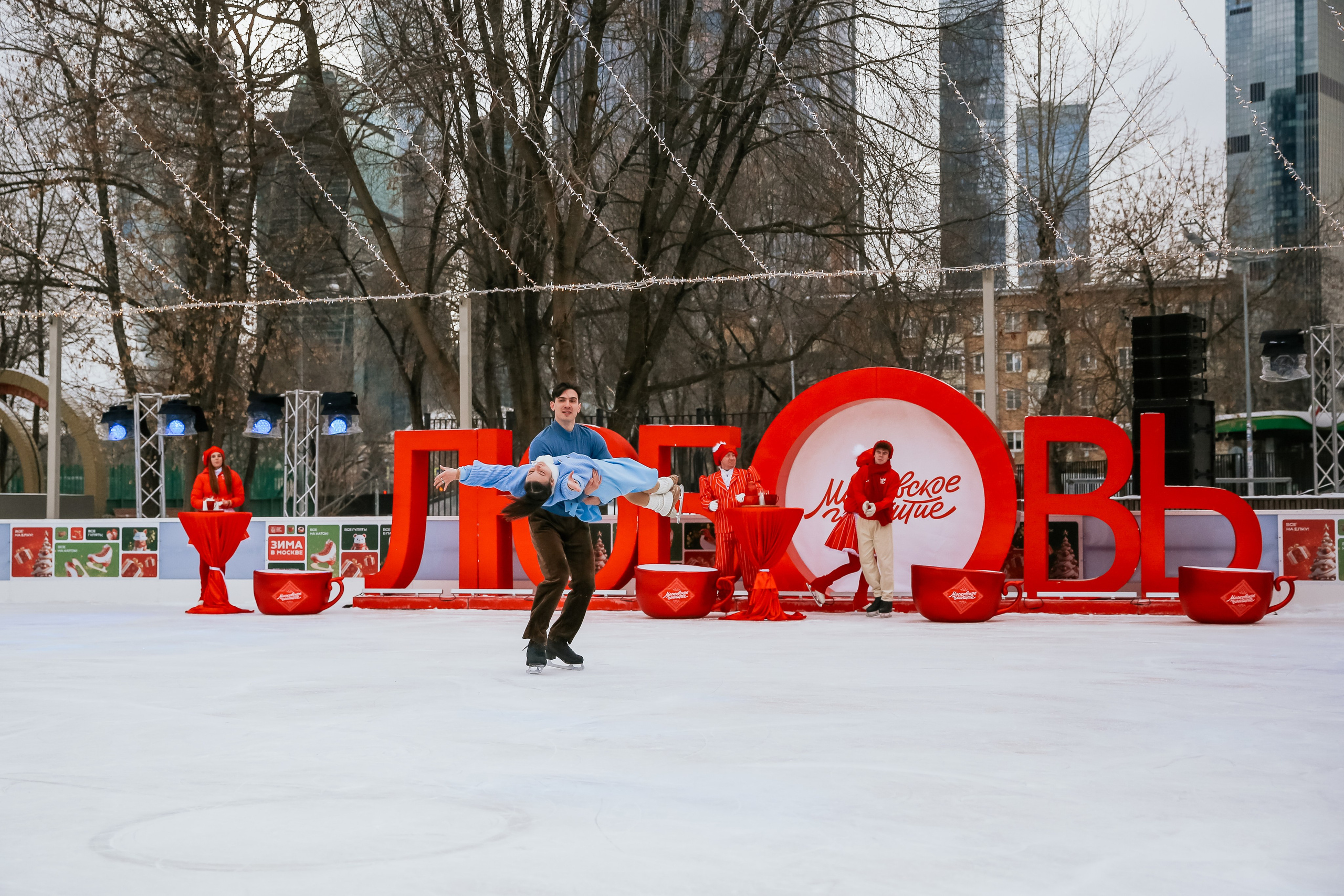 Ледовое шоу Сити каток Московское Чаепитие. Фотограф и видеограф Анна Домашенко