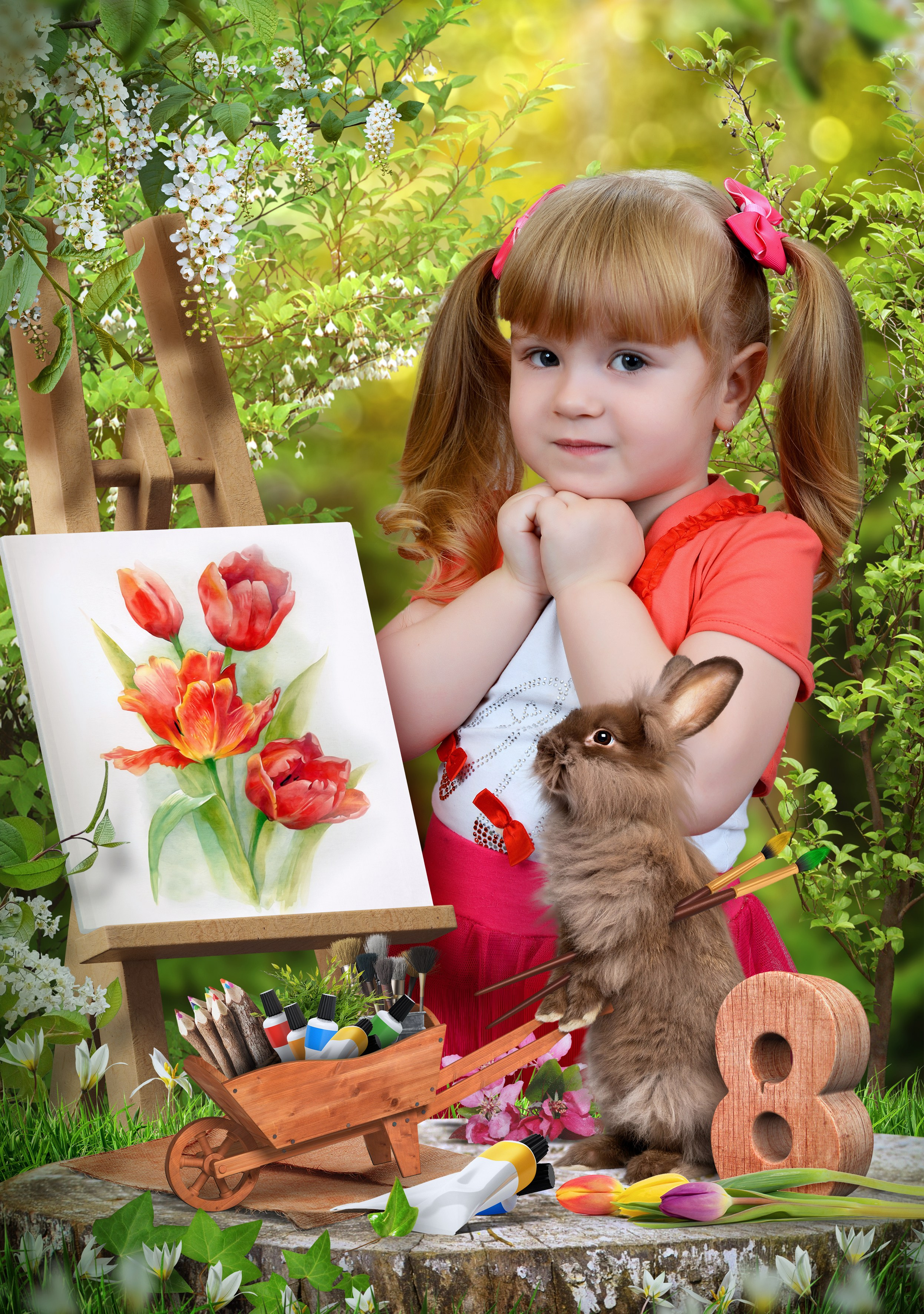 8 марта. Детская выездная фотостудия