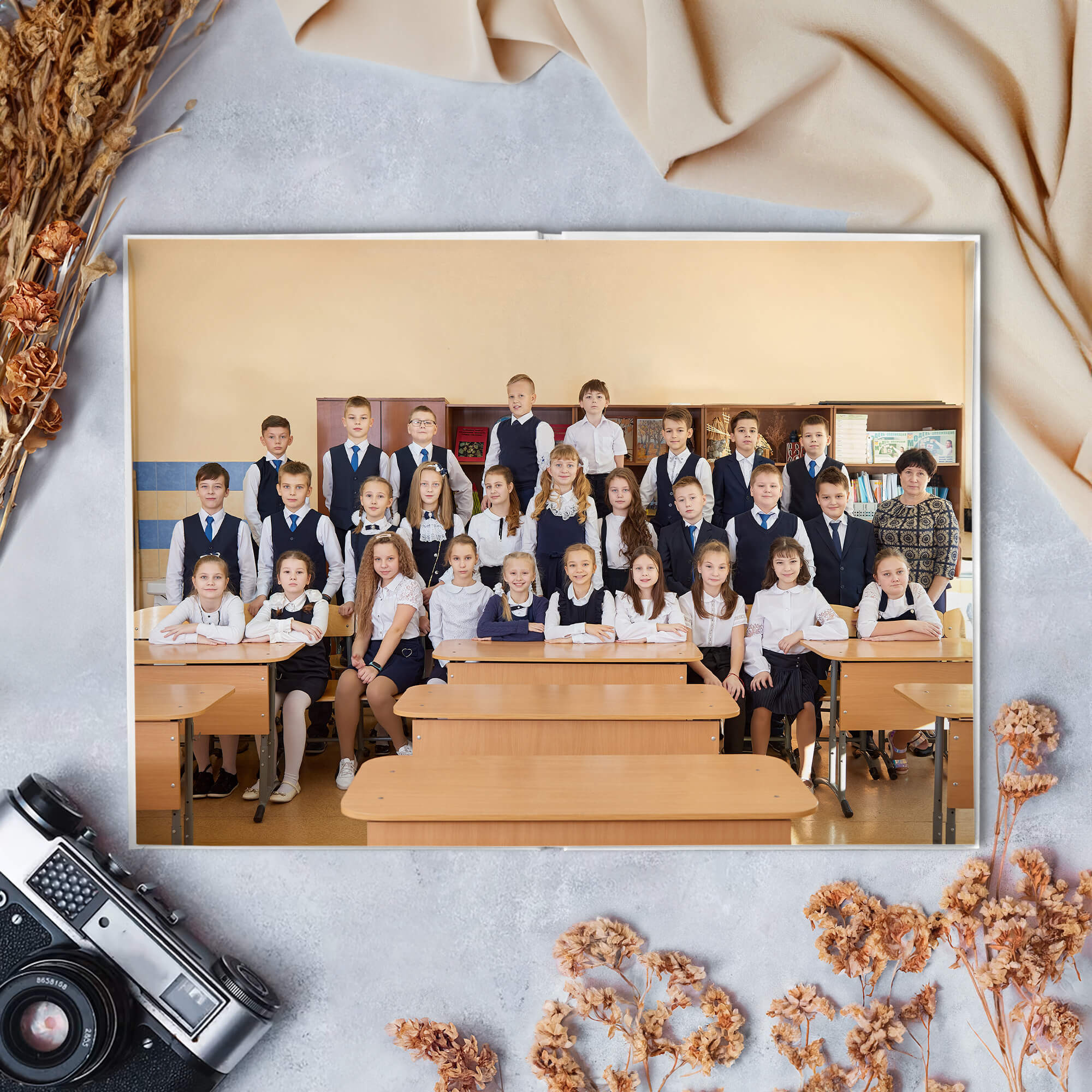 4 класс Выпускной альбом Премиум. Выпускные альбомы Рязань ЧИЖ