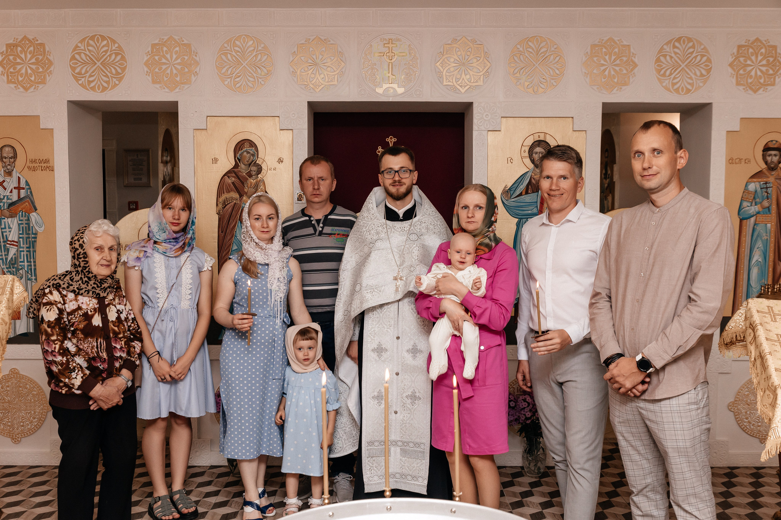 Крещение Варвары. Семейный фотограф Минск Усова Ольга