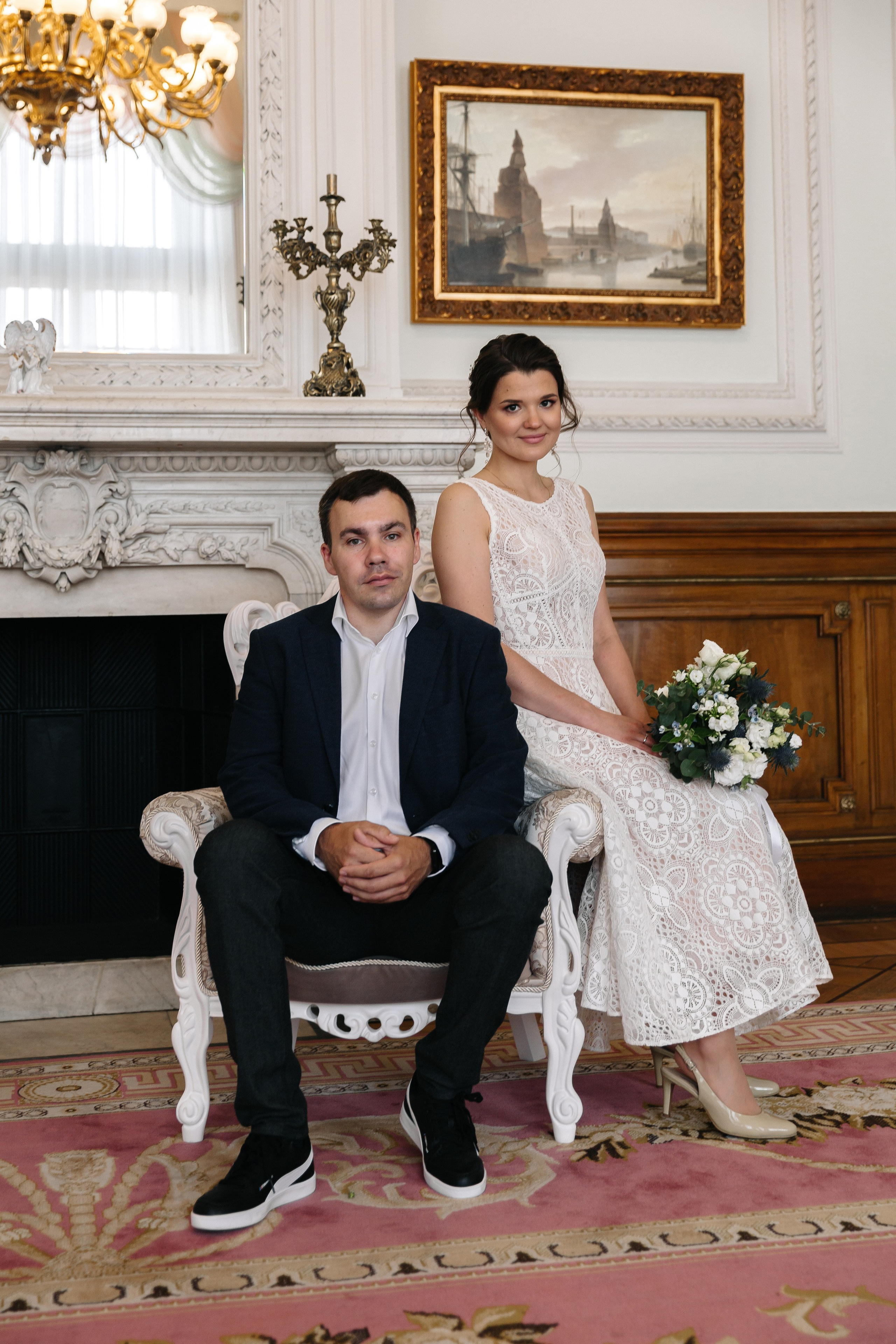 ДВОРЕЦ № 1 | Июль, Исаакиевская площадь. Свадебный фотограф в Санкт-Петербурге Полина Корзухина