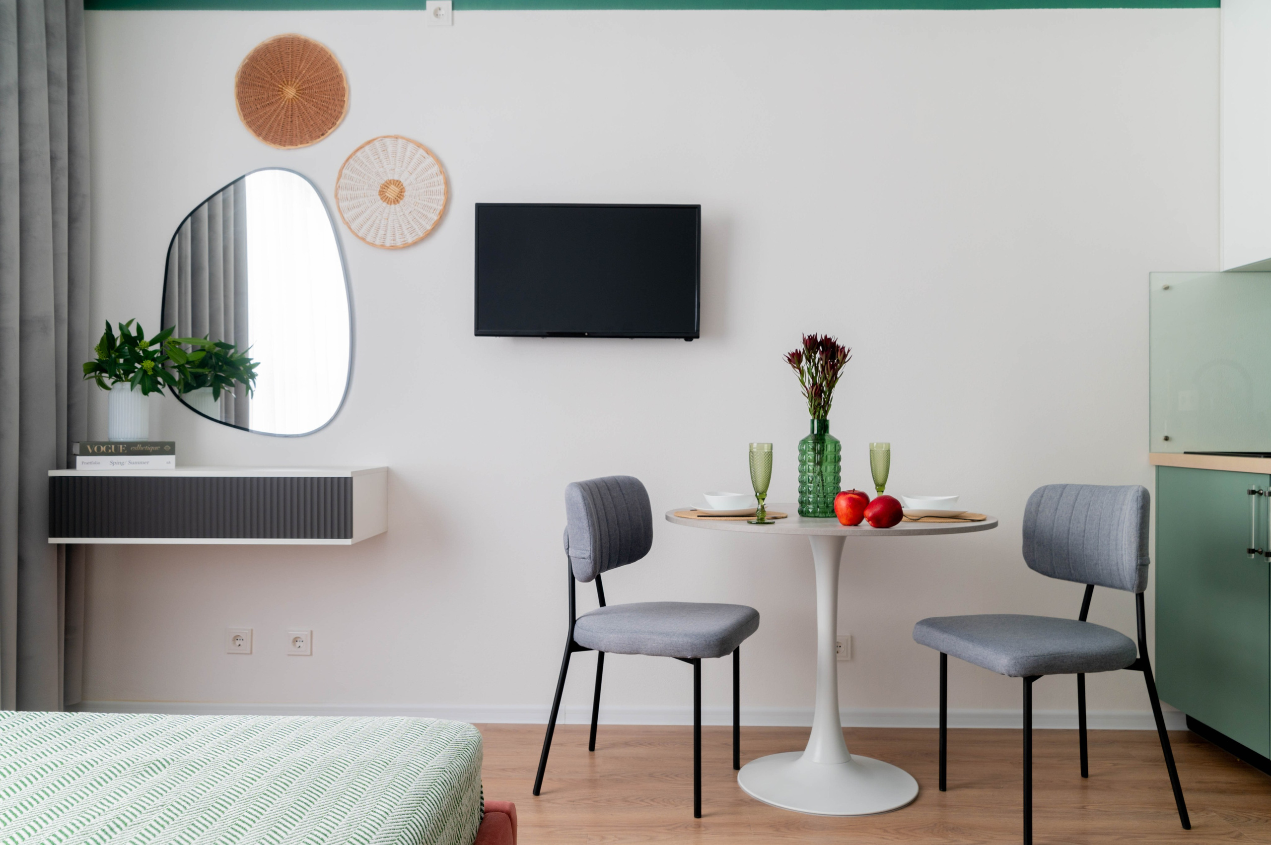 Съемка студии для посуточной аренды ЖК «Волга Парк». Интерьерный фотограф в Ярославле. Вероника Лазыкина