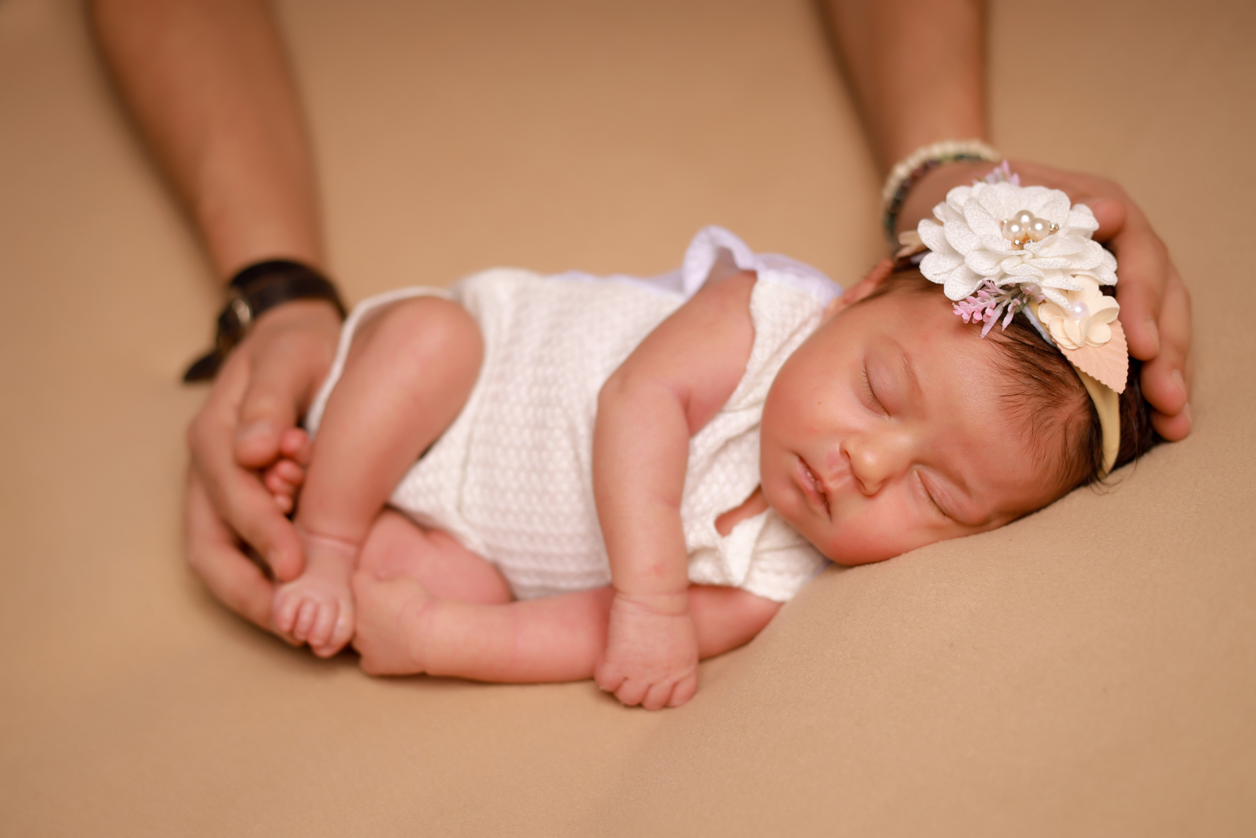 Ньюборн съёмка в студии. Семейный и Детский фотограф в Краснодаре Дарья Насаченко