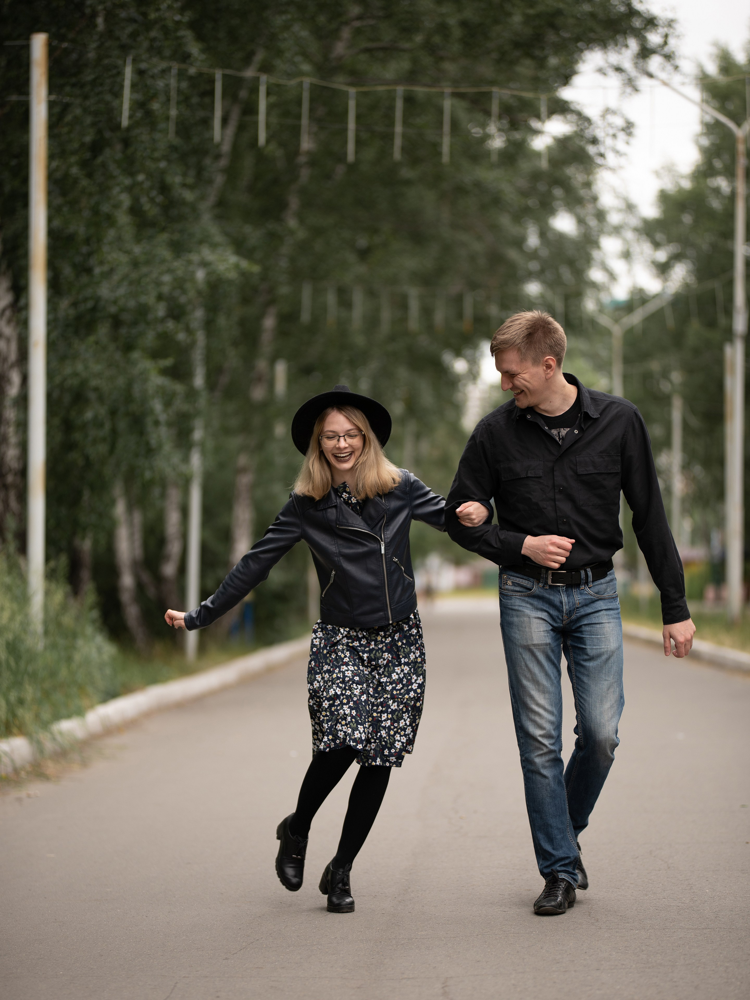 Яркая и эмоциональная фотосессия влюбленных.