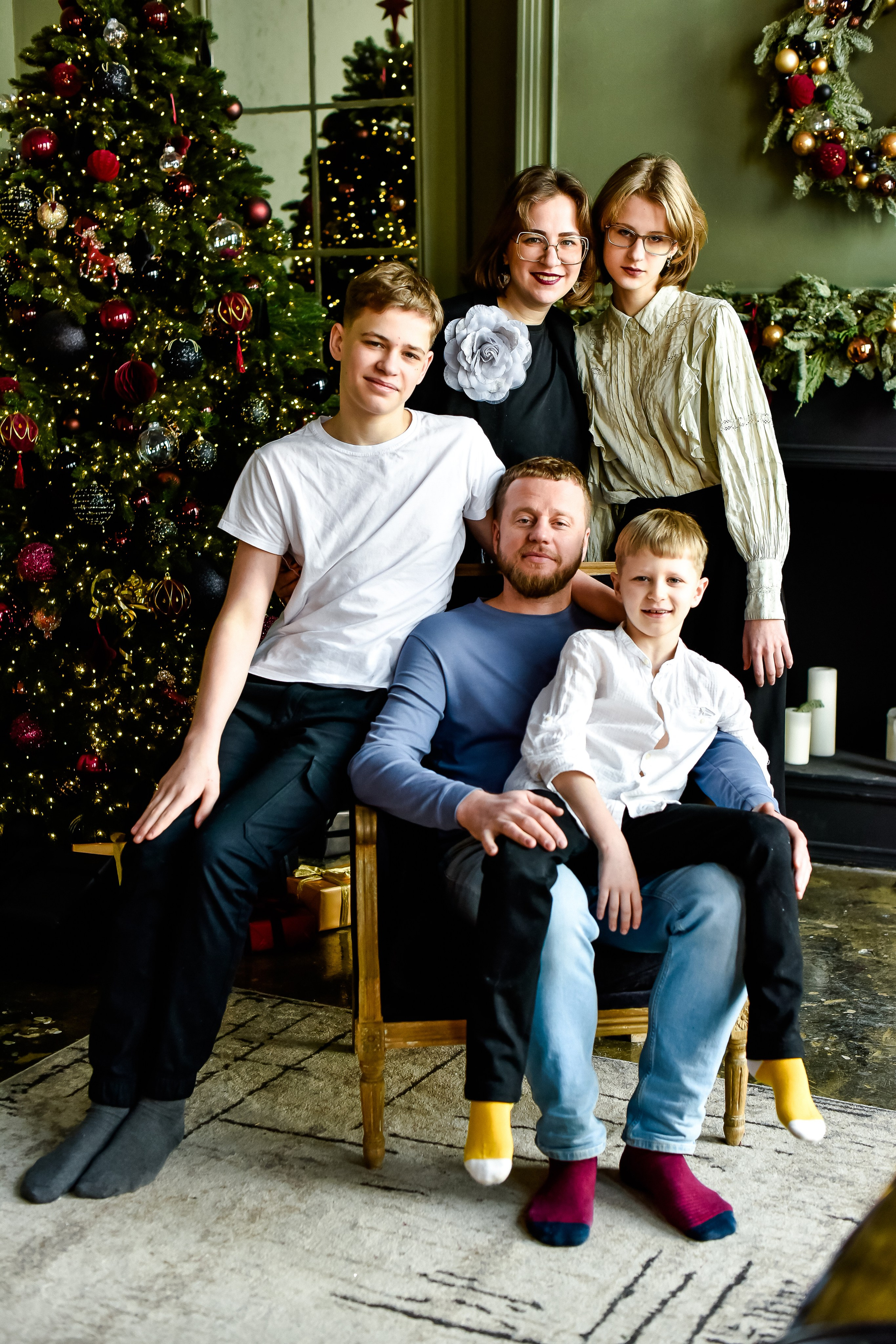 Дружная семья Настеньки