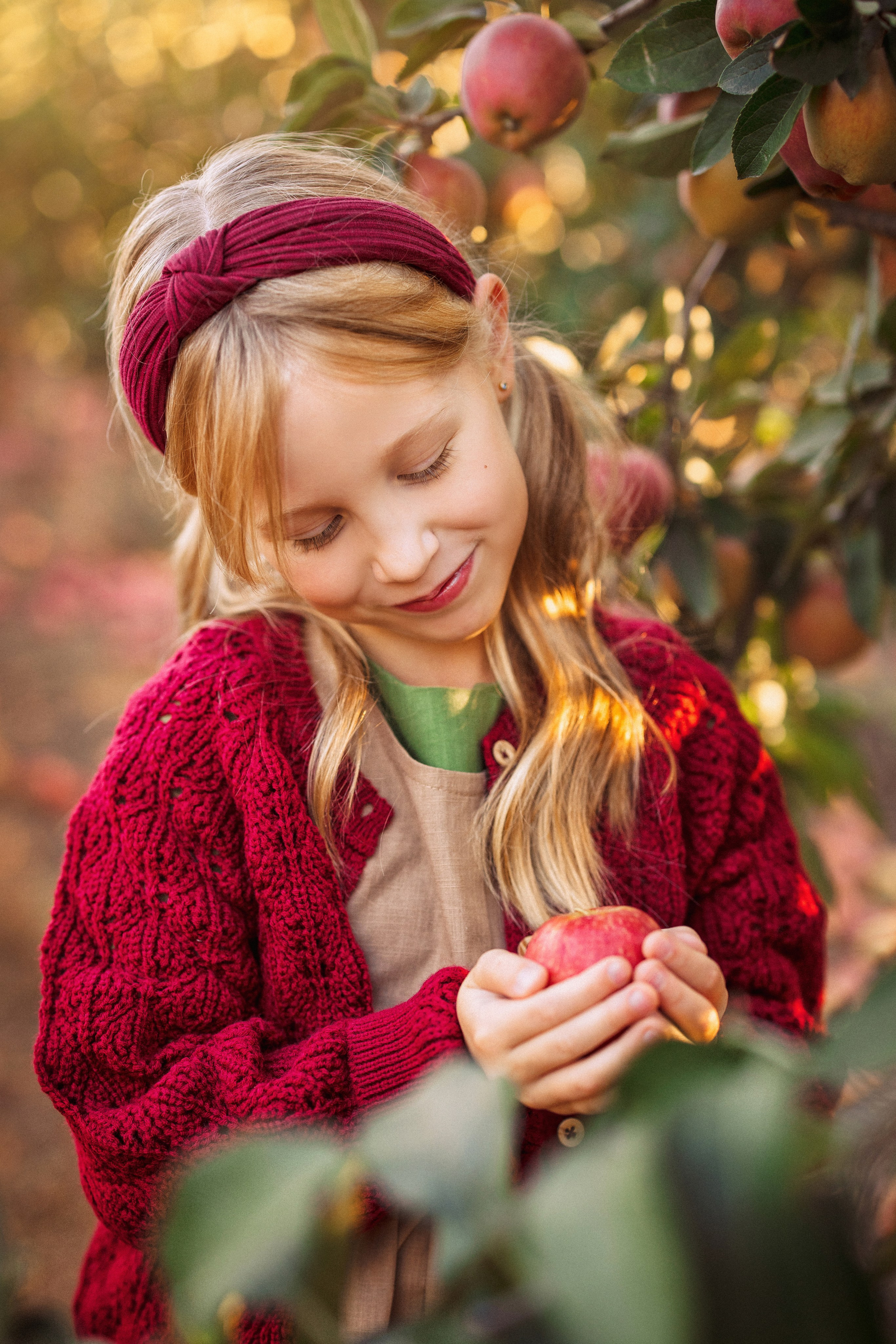 Сбор урожая Яблок. Семейный и детский фотограф в Краснодаре Анна Трашкова