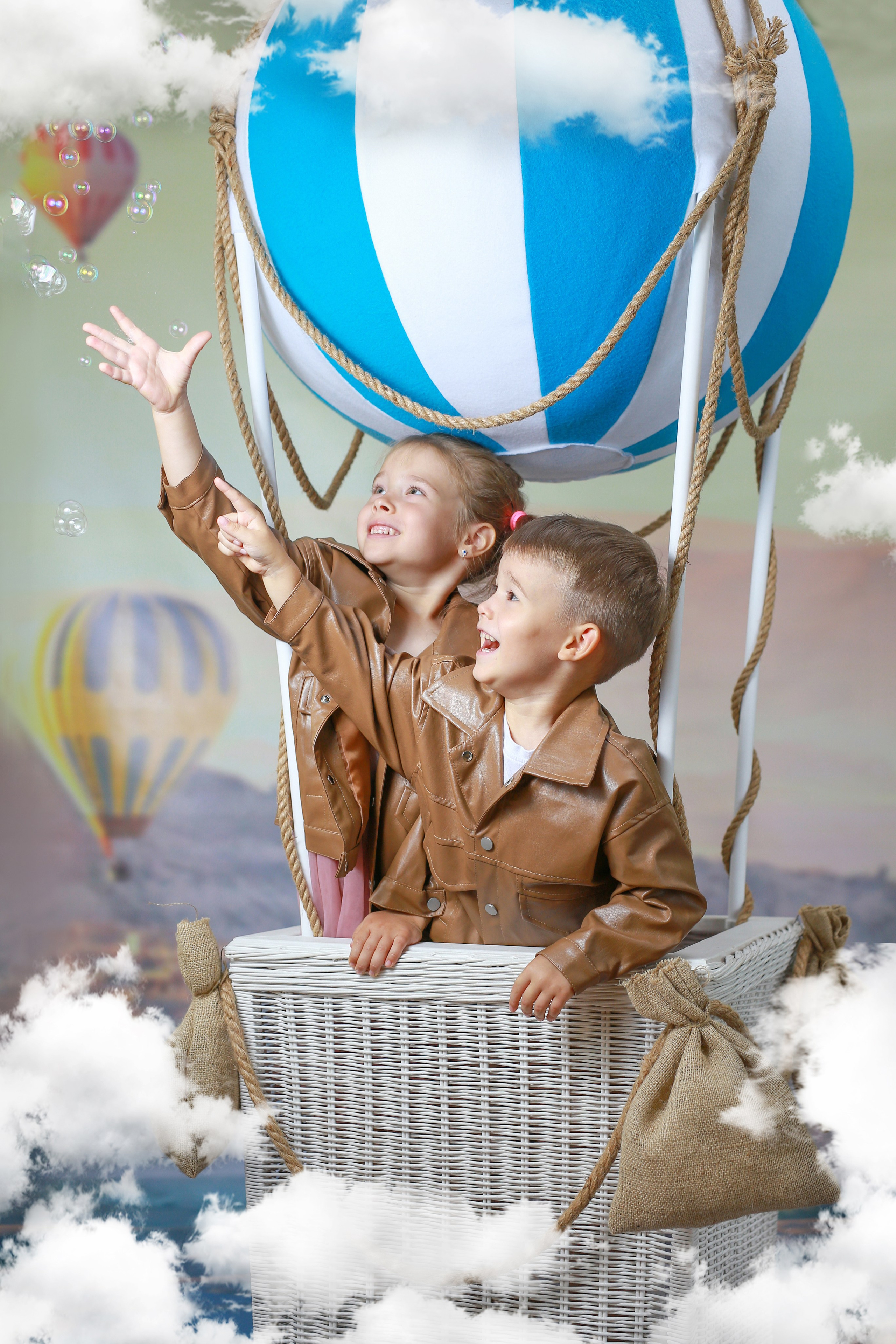 Фотосессия «На воздушном шаре» 2022. Фотограф в детский сад Елена Колчева Новокузнецк