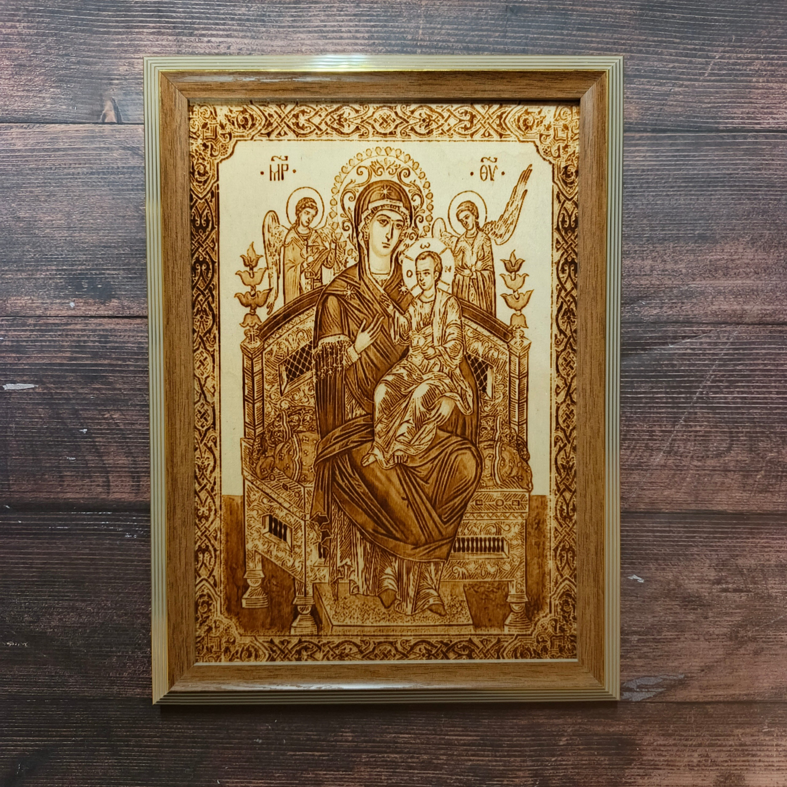 ИКОНЫ. Выжигания картин и портретов по фото