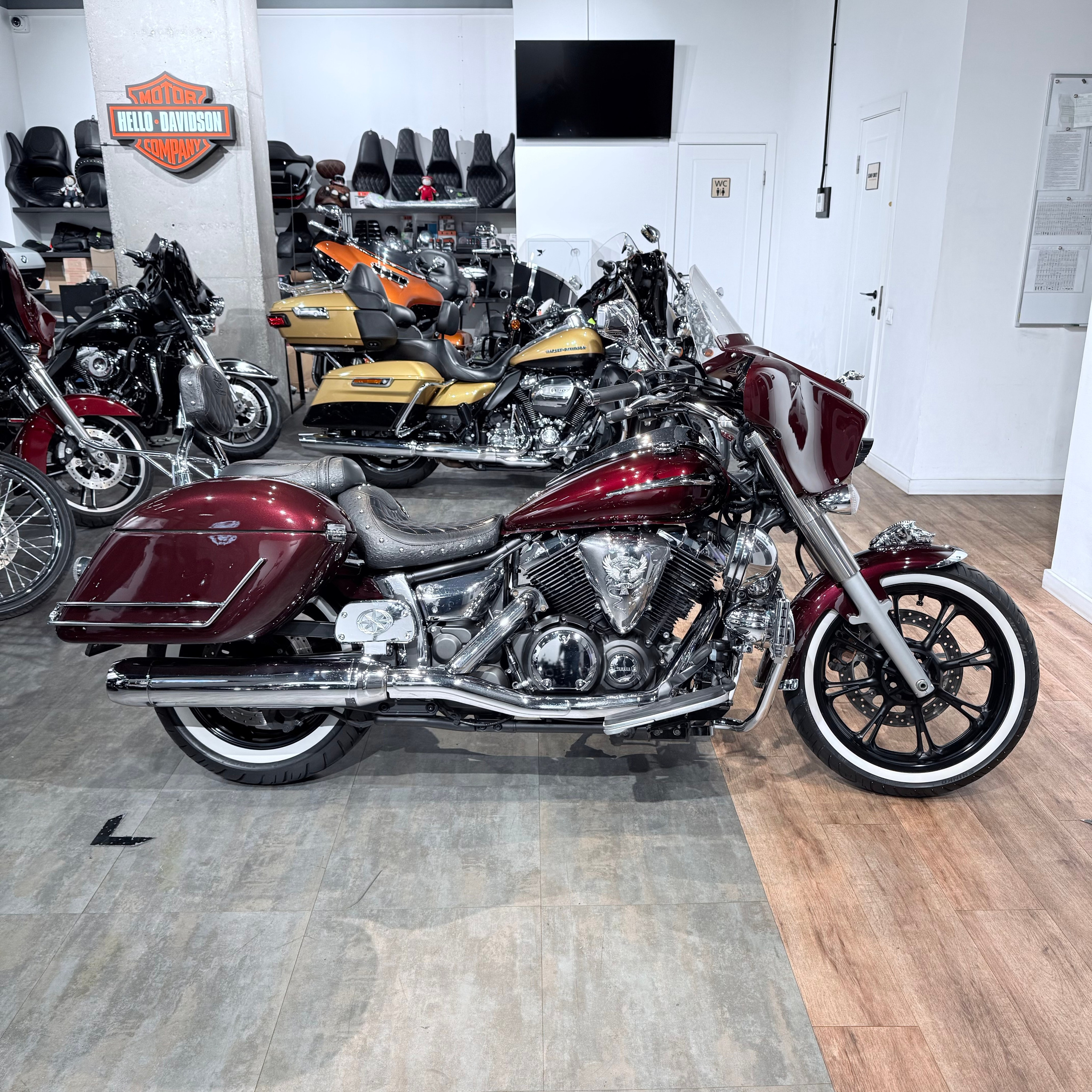 2009 YAМАНА МidnightStar 950 Тouring Edition. Hello Davidson, Москва. Только хорошие мотоциклы…