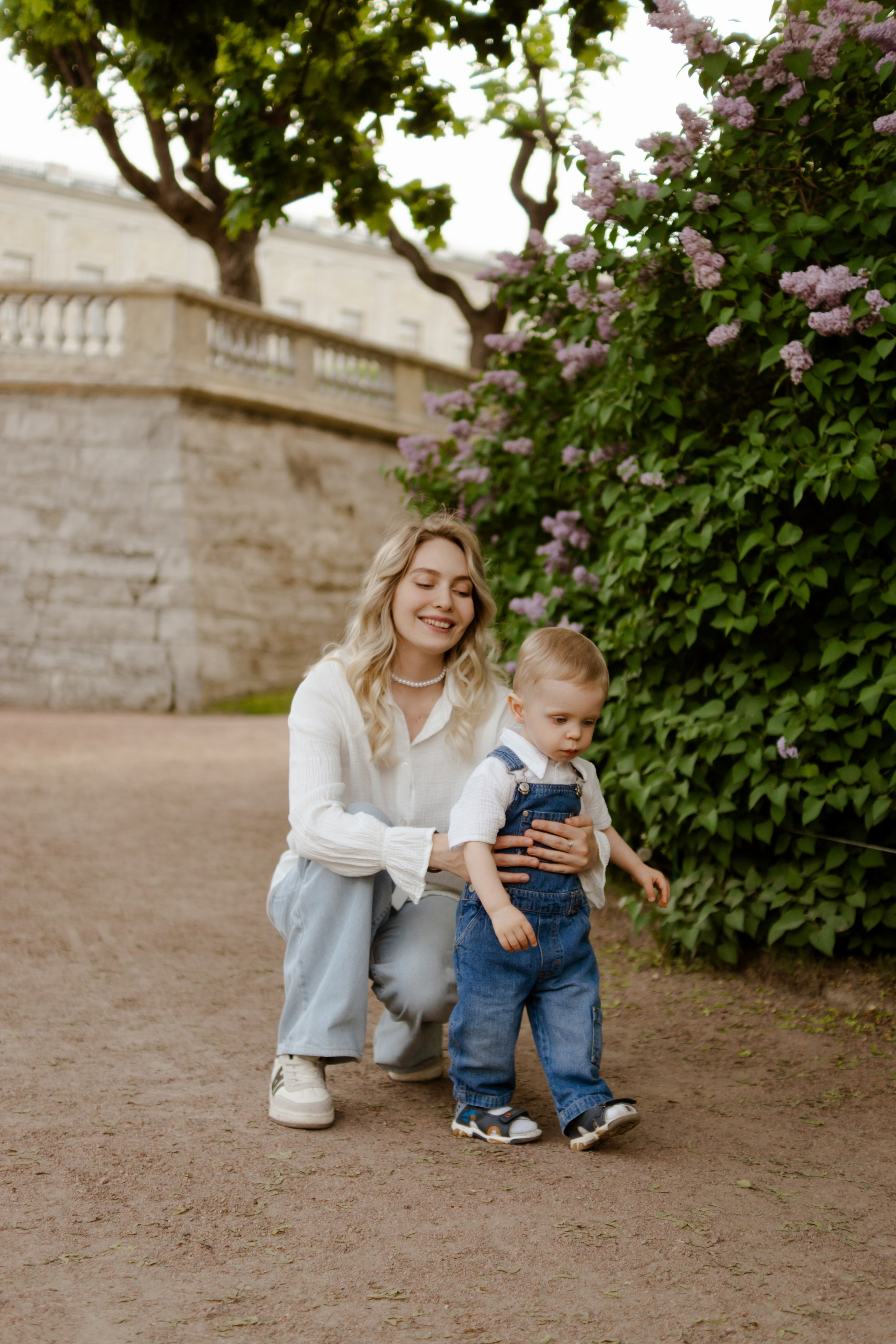 Аня с сыном Сашей