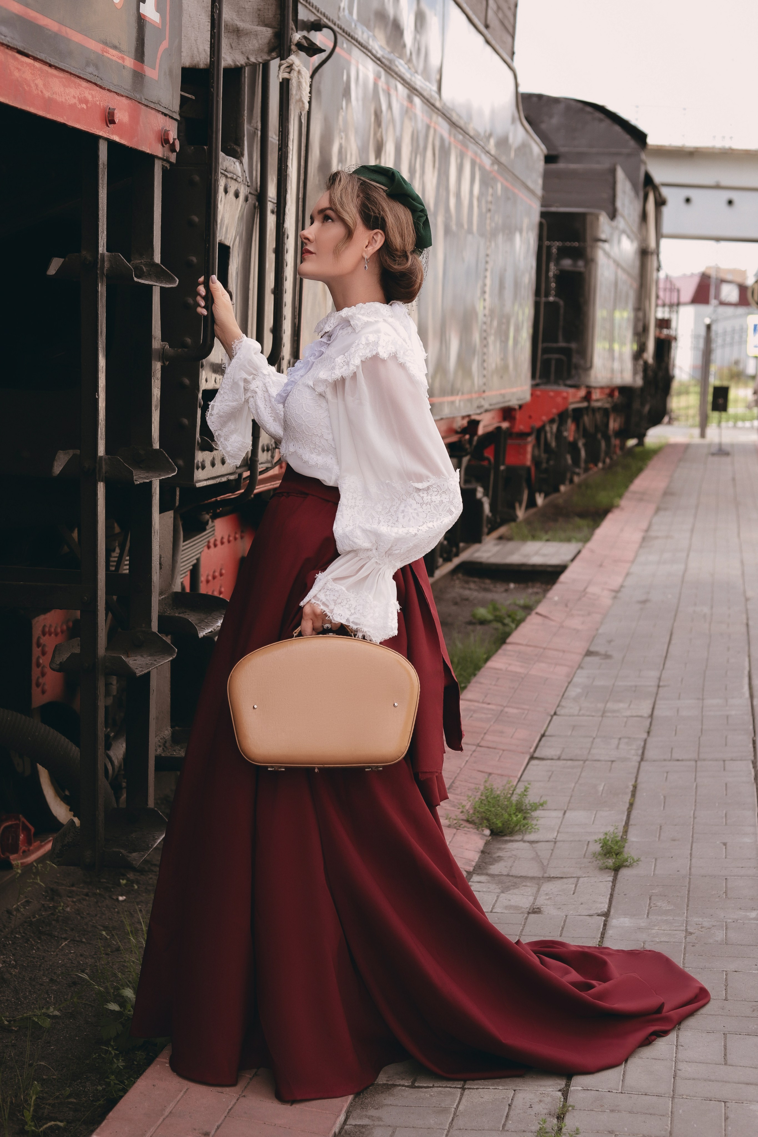 Ретро поезд. Детский и семейный фотограф в Москве