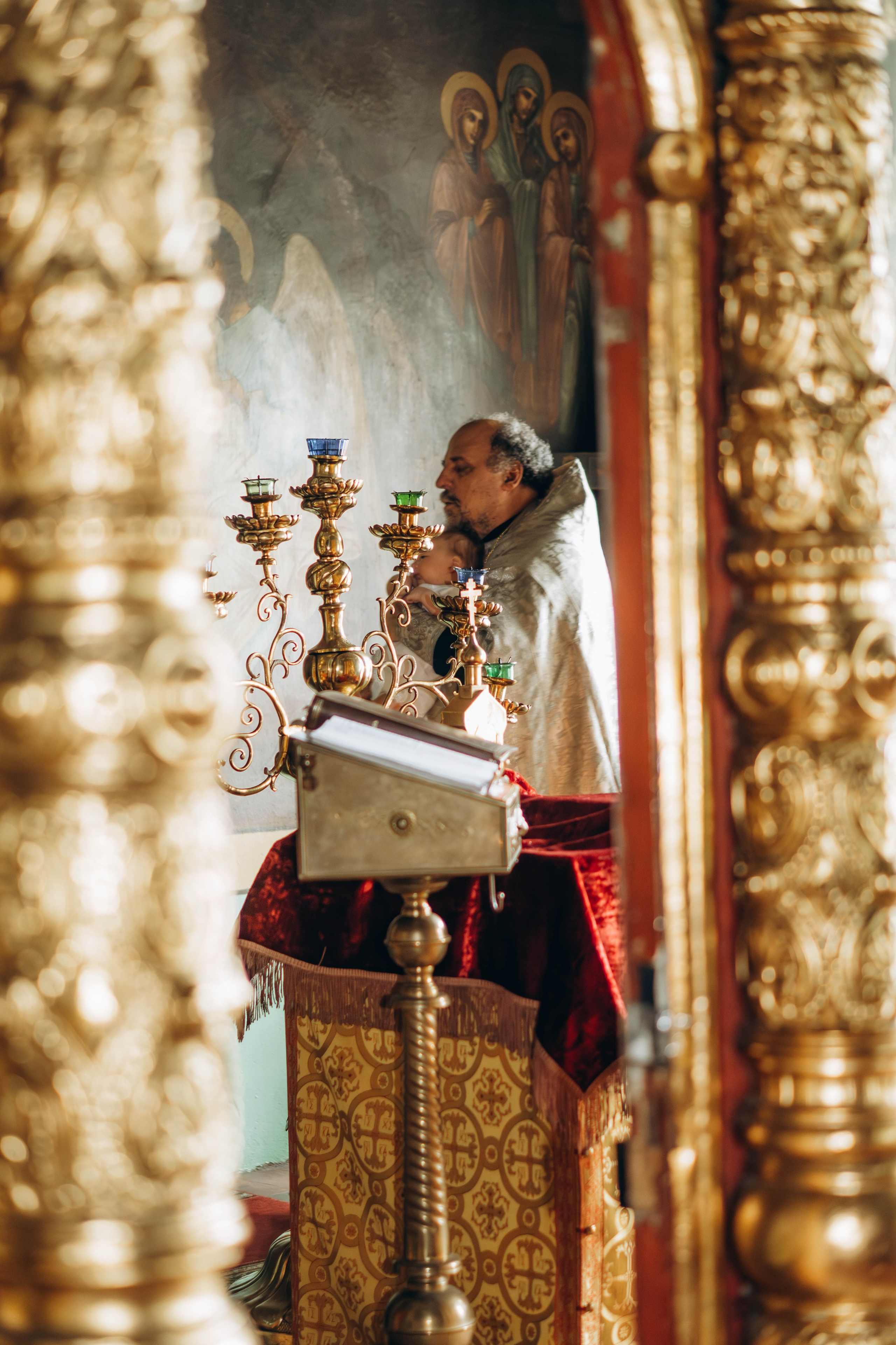 Крещение Артема Церковь Рождества Христова. Фотограф Москва Валерия Веденина
