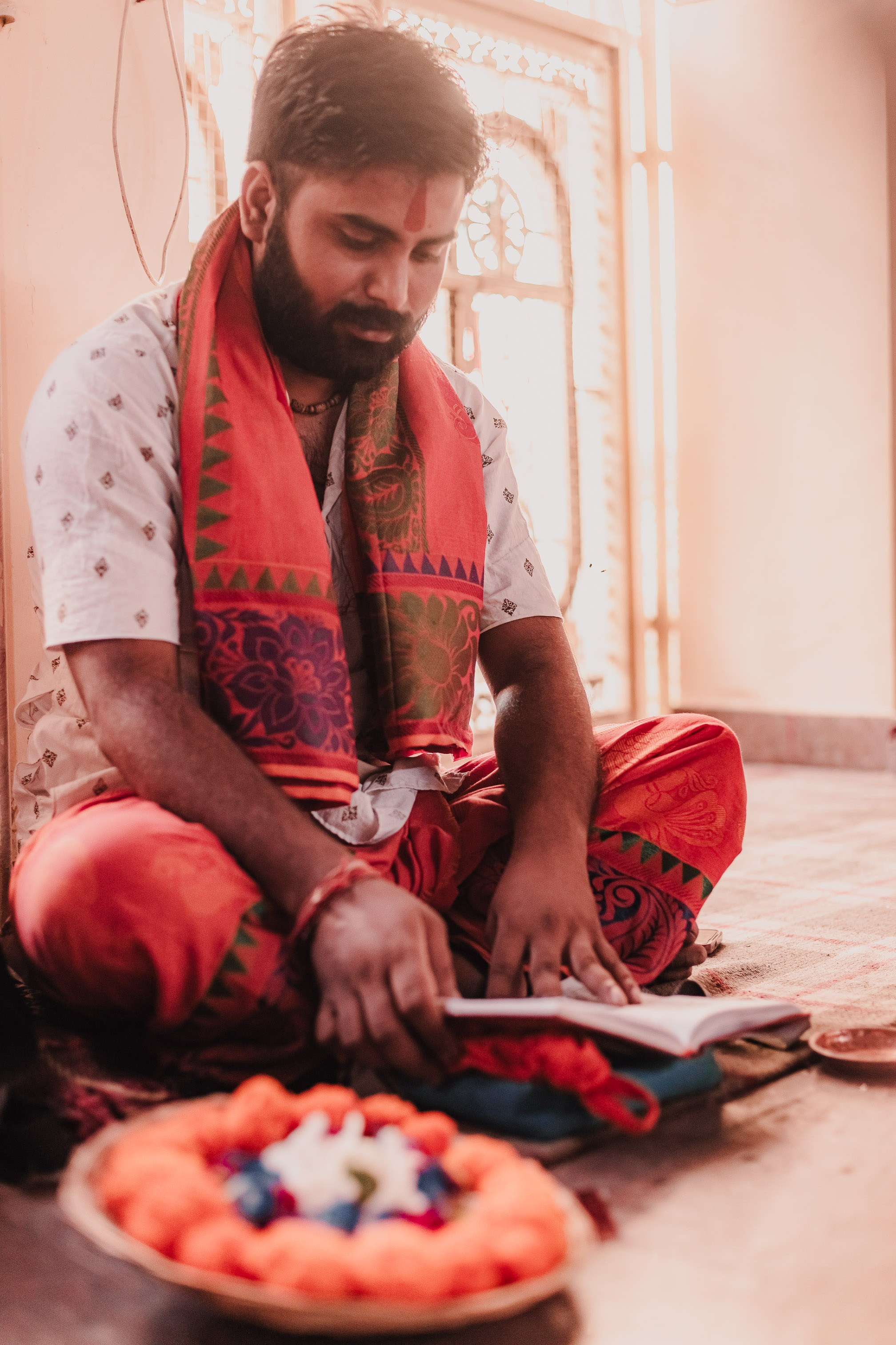 Lakshmi pooja in India. Mariam Bagdasaryan