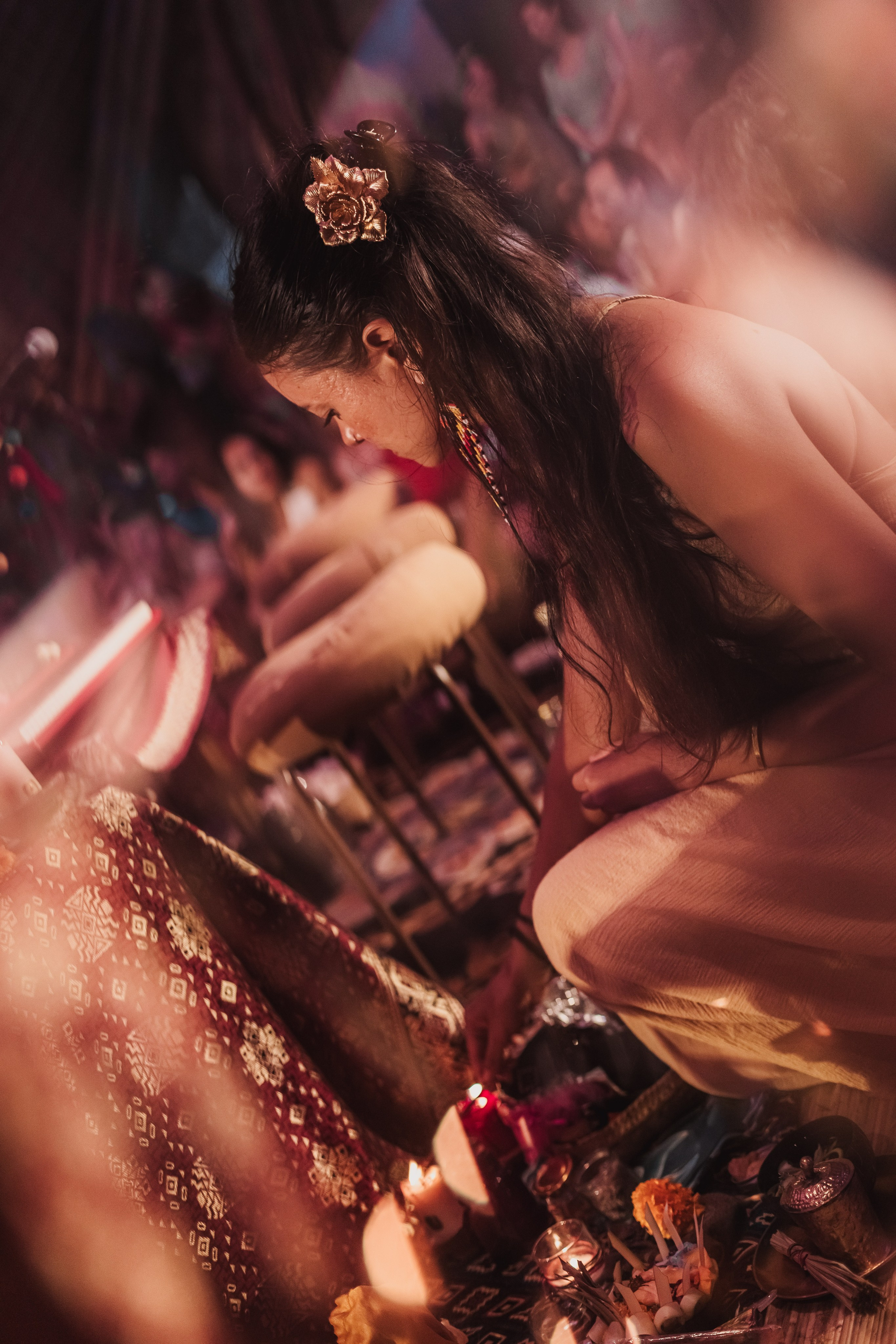 Hanuman Project kirtan at Alchemy april. Mariam Bagdasaryan