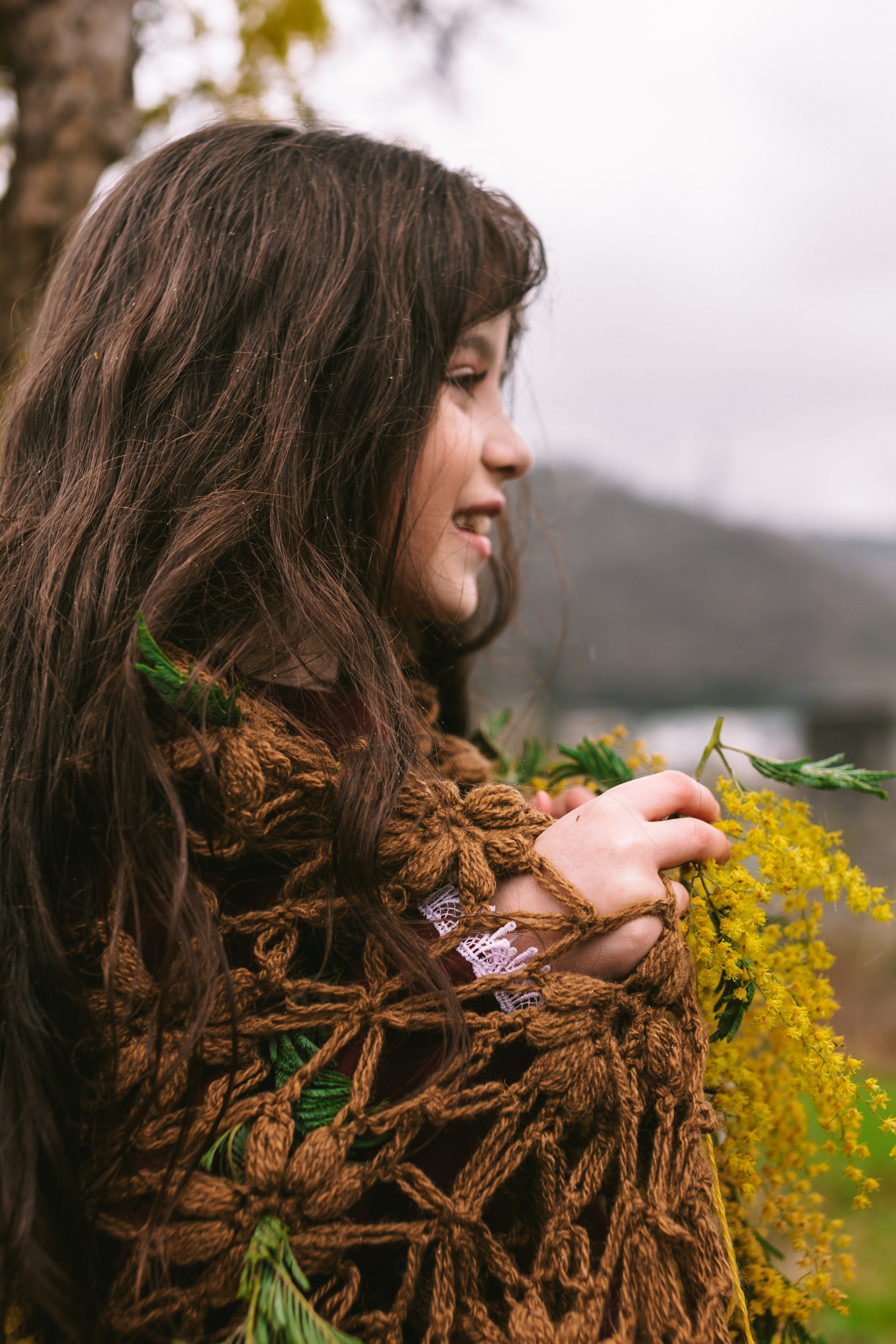 Девочка в горах. Семейный и художественный фотограф в Тюмени Юлия Логинова