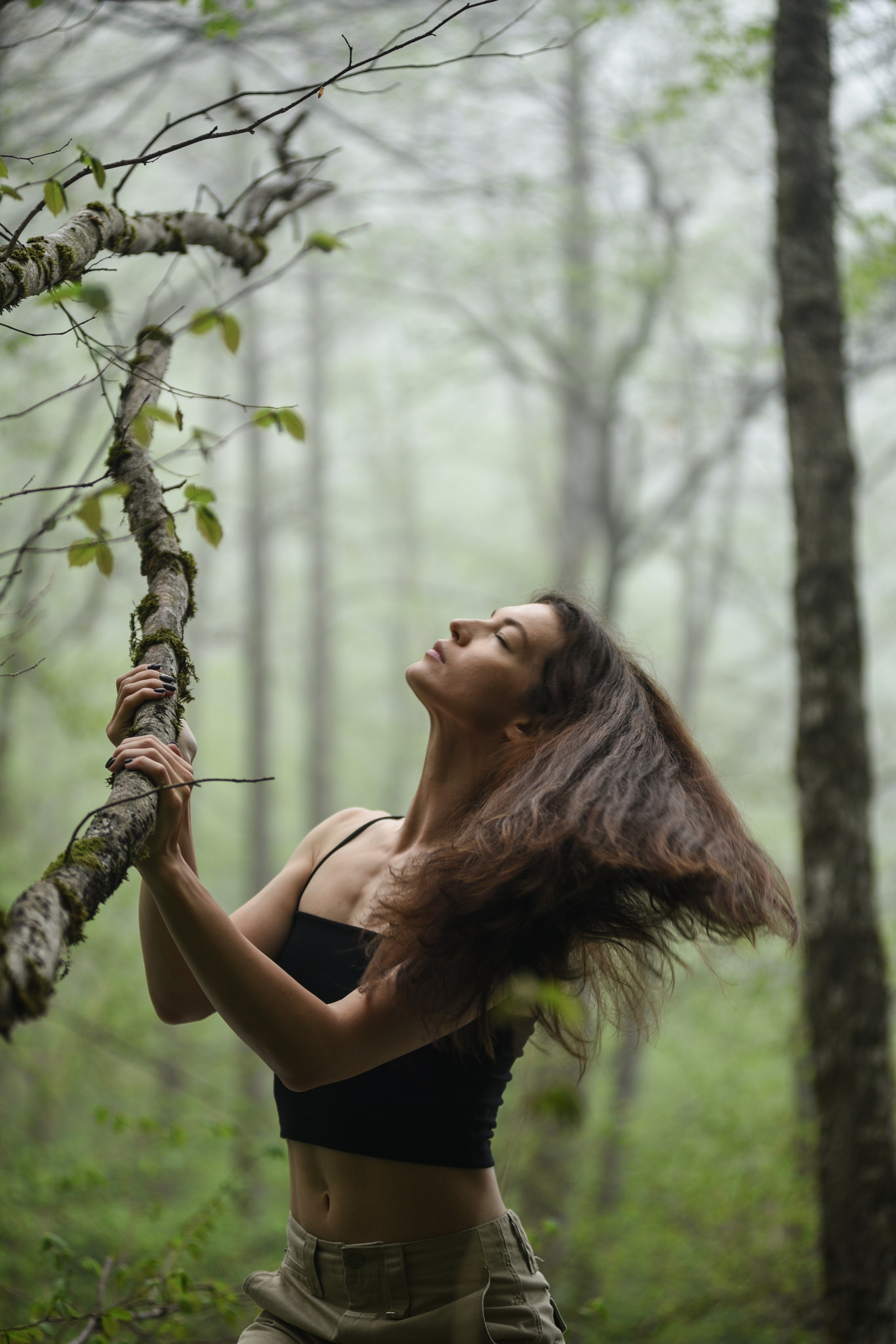 Natalie forest nymph. Anastasia Serdyuk, travel photographer, travel photo, portraits, stories, fineart prints