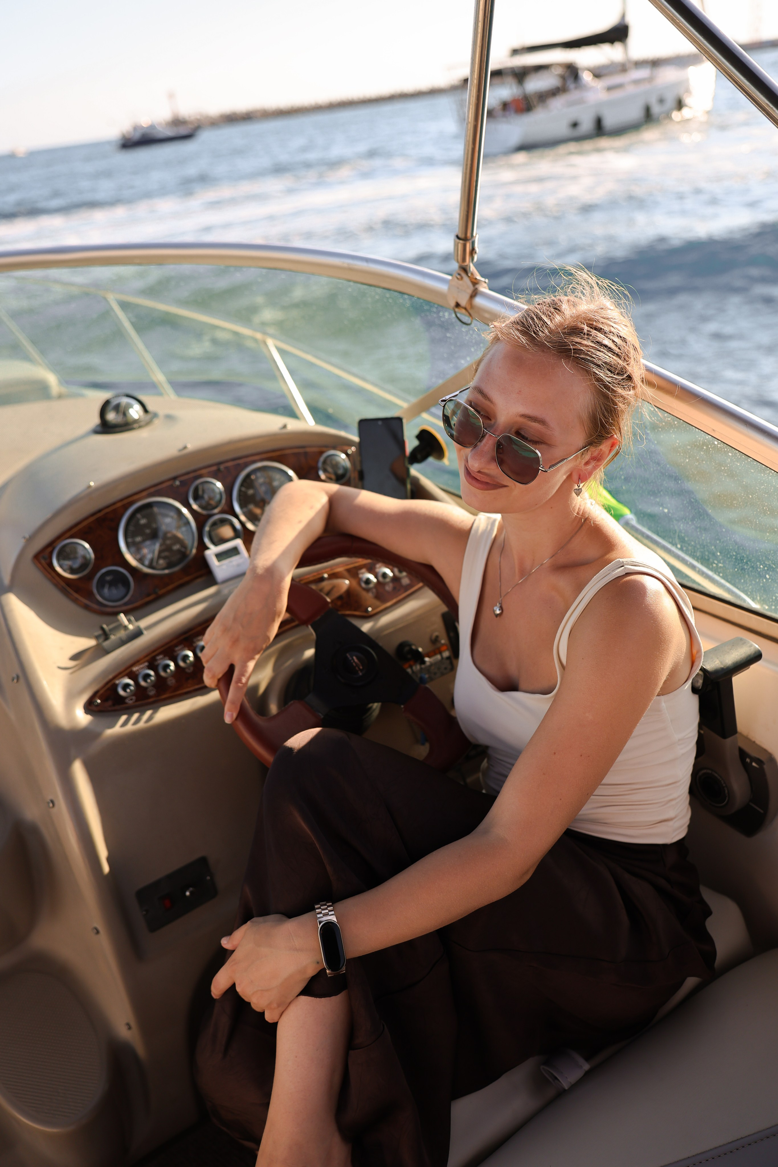 ПРОГУЛКА НА ЯХТЕ. Фотограф Москва Оля Олбимак