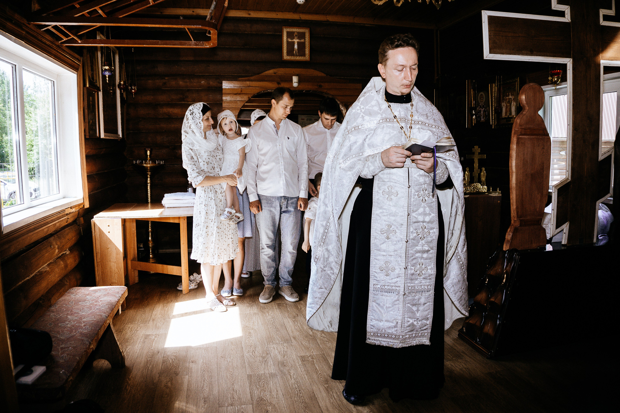 Крещение Таисии и Даниила. Фотограф Алла Быкова