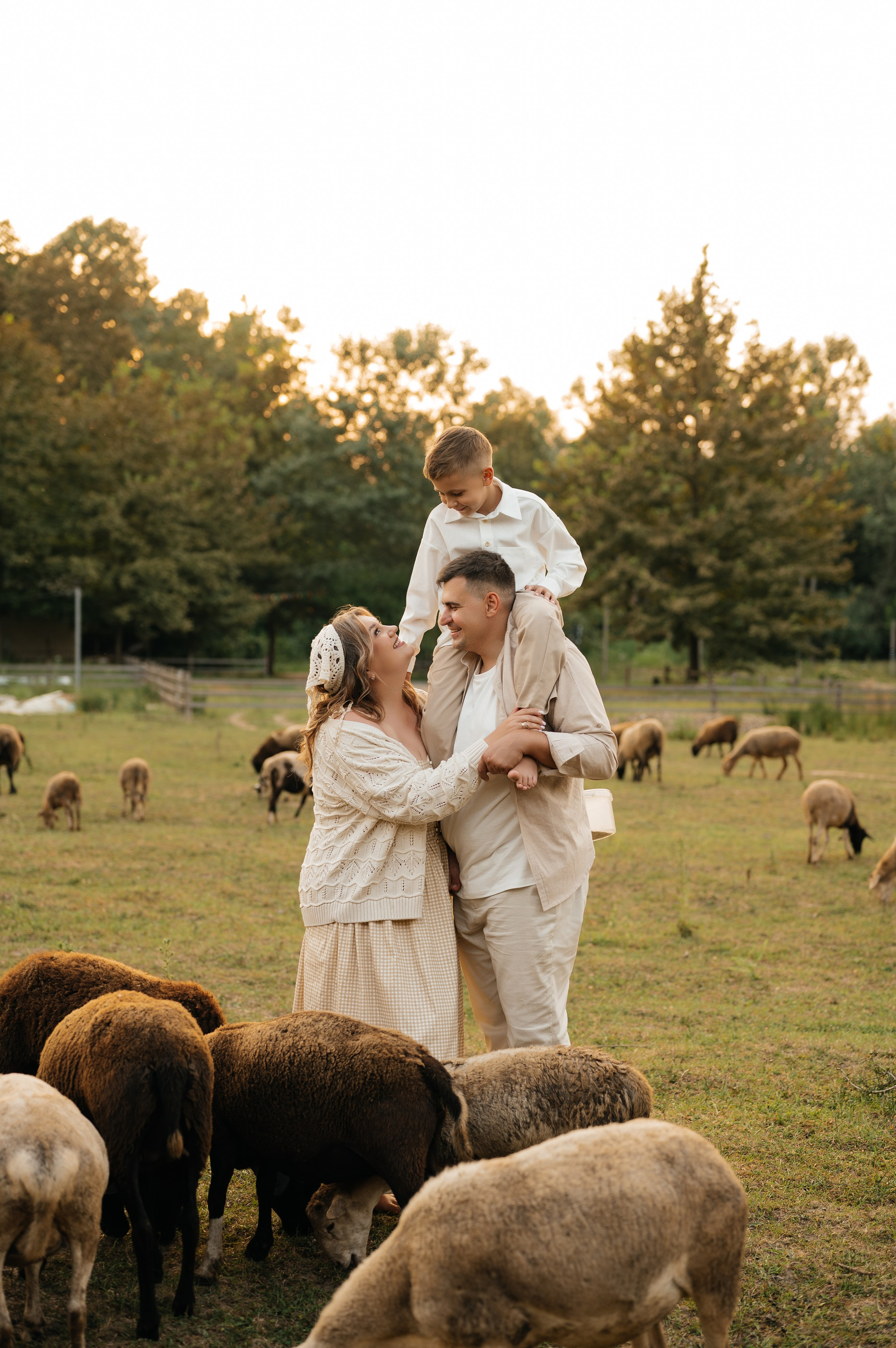 Семейная фотосессия на ферме. Свадебный и семейный фотограф в Краснодаре Алина Мельник