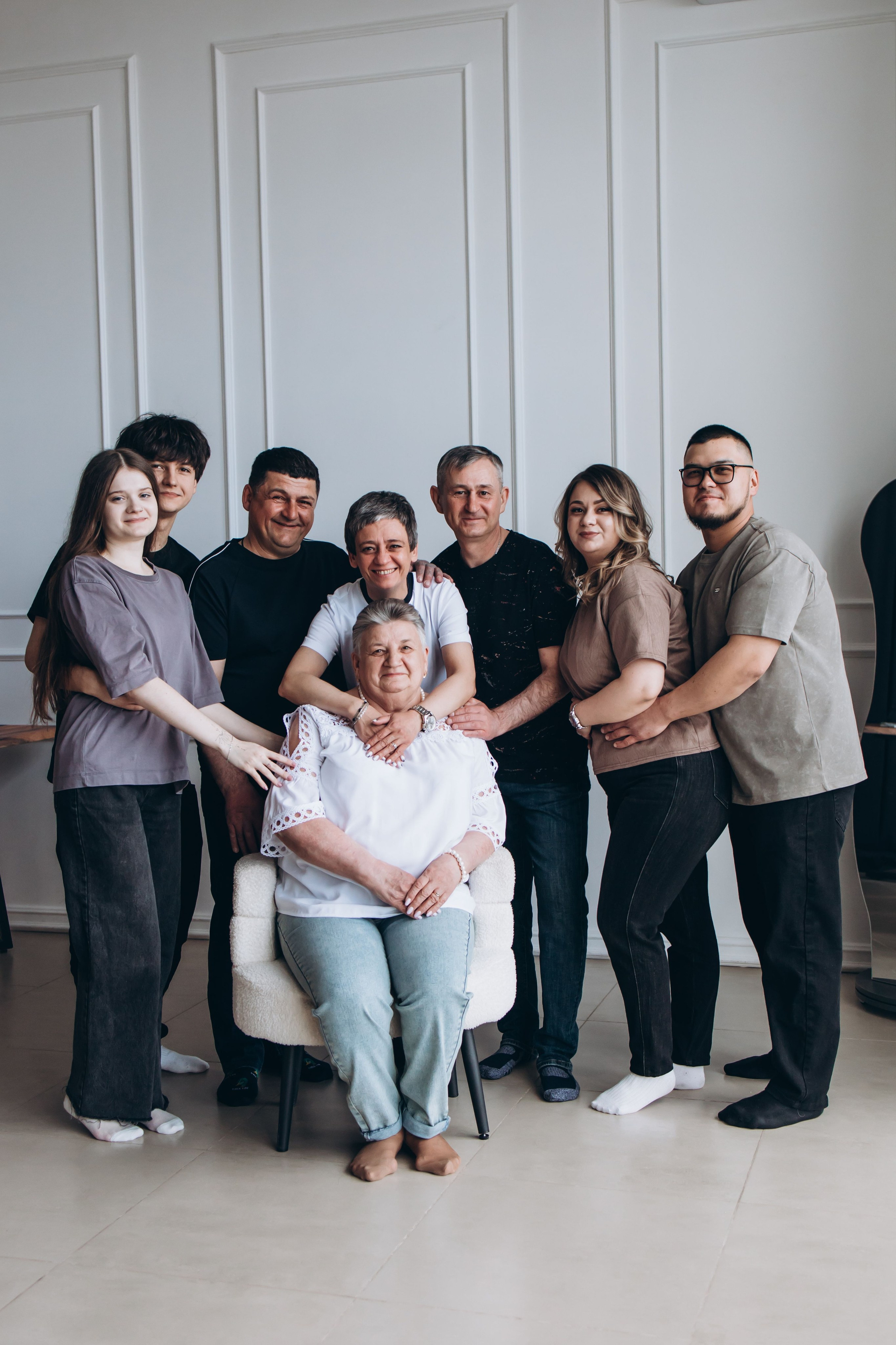 Бабушка и все самые родные рядом. Семейный фотограф Нижневартовск Тюмень Ефимова Ирина