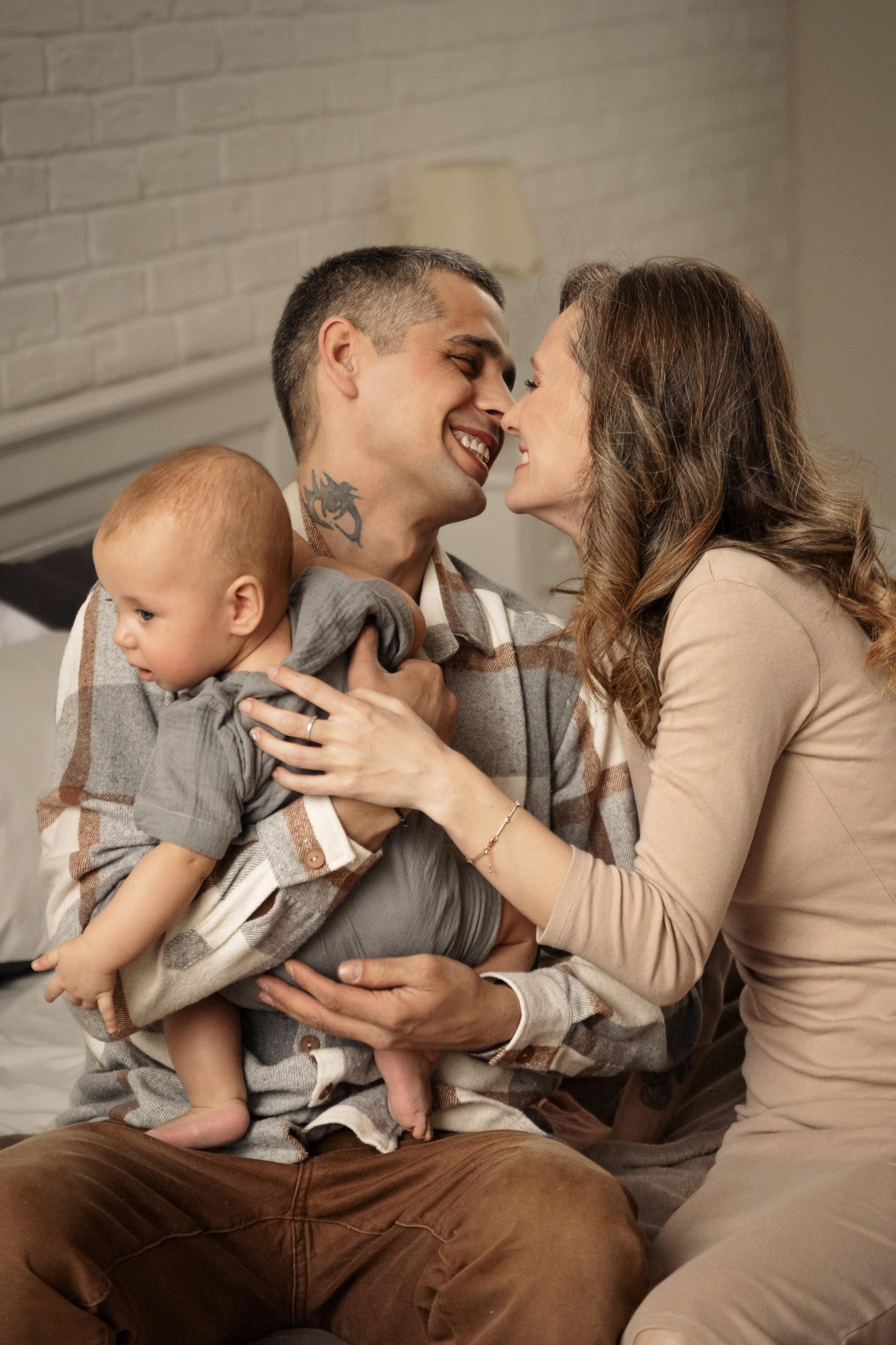 Семейная фотосессия дома. Семейный фотограф в Москве Трубинова Екатерина