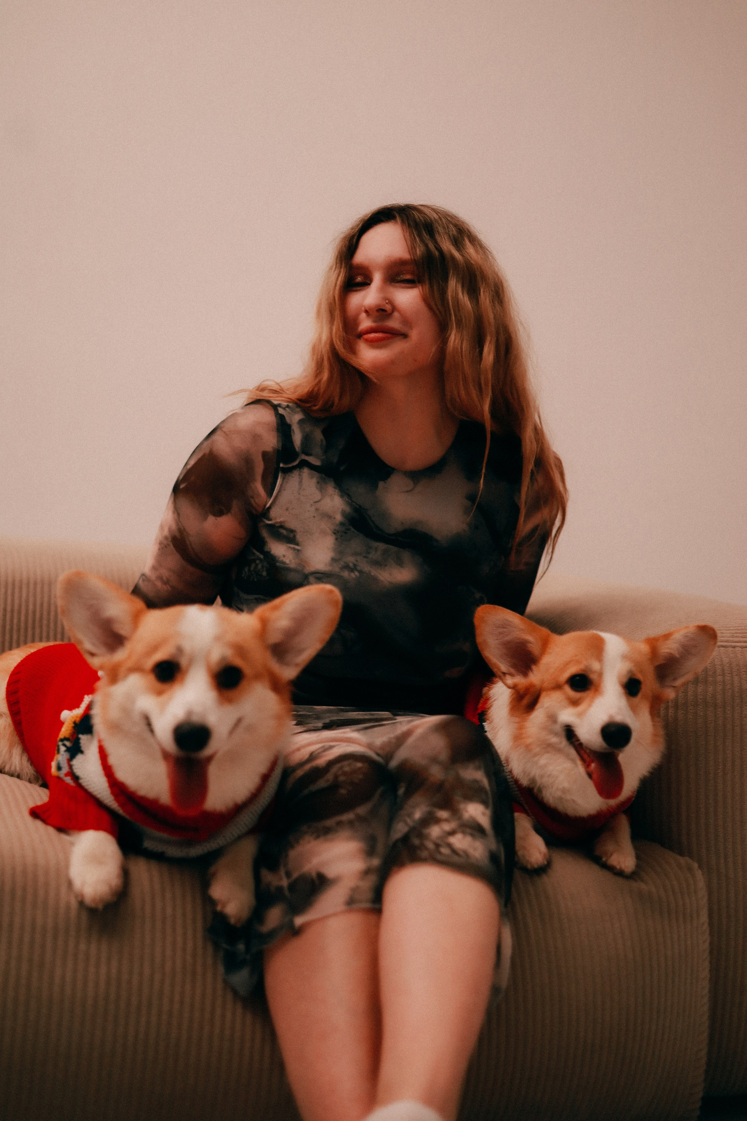 Оля, Антон и сыновья. Фотограф София Комкина