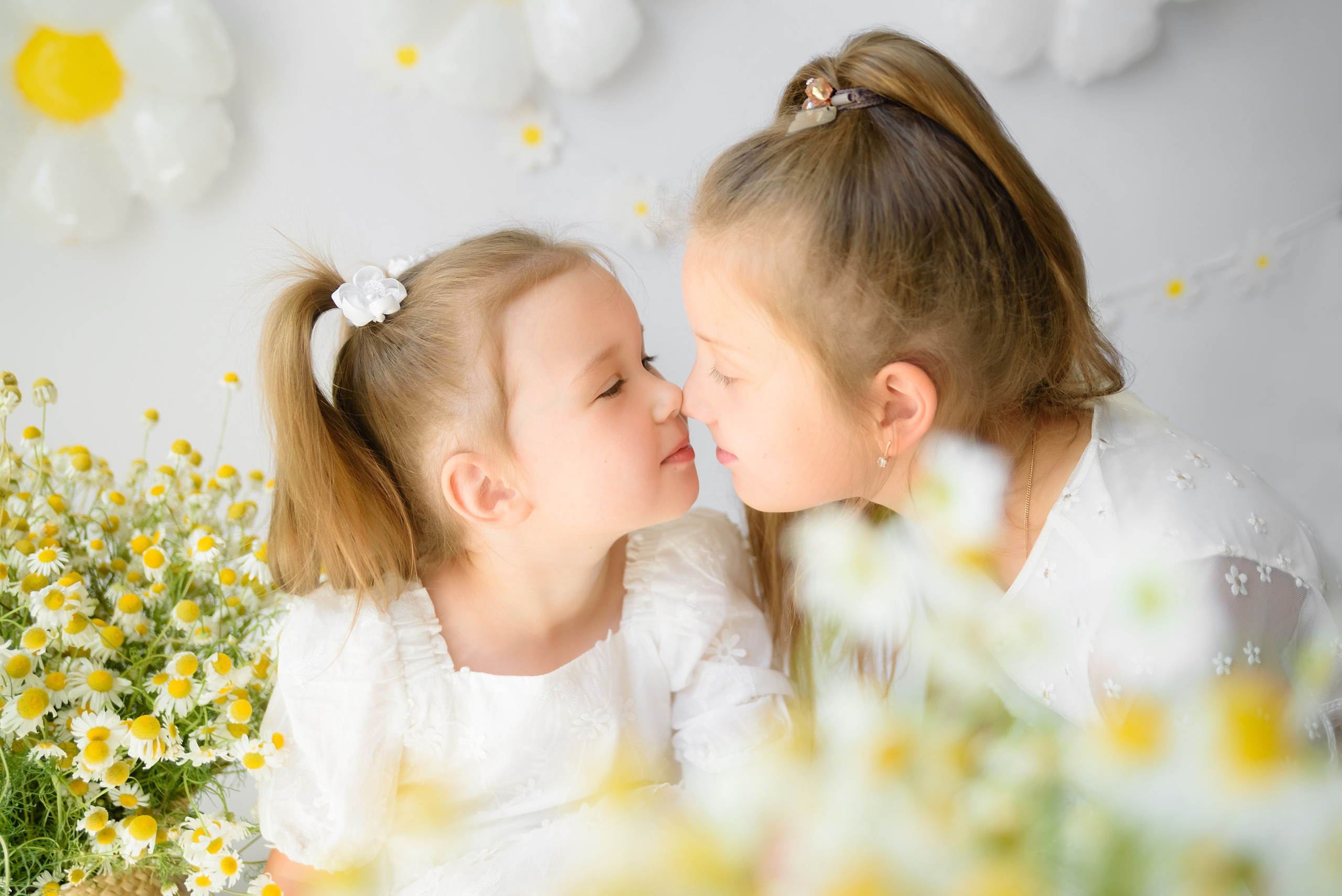 Фотопроект «Ромашки» Аня и Даша. Детский Фотограф |Фотограф на годик в Брянске Ирина Романова